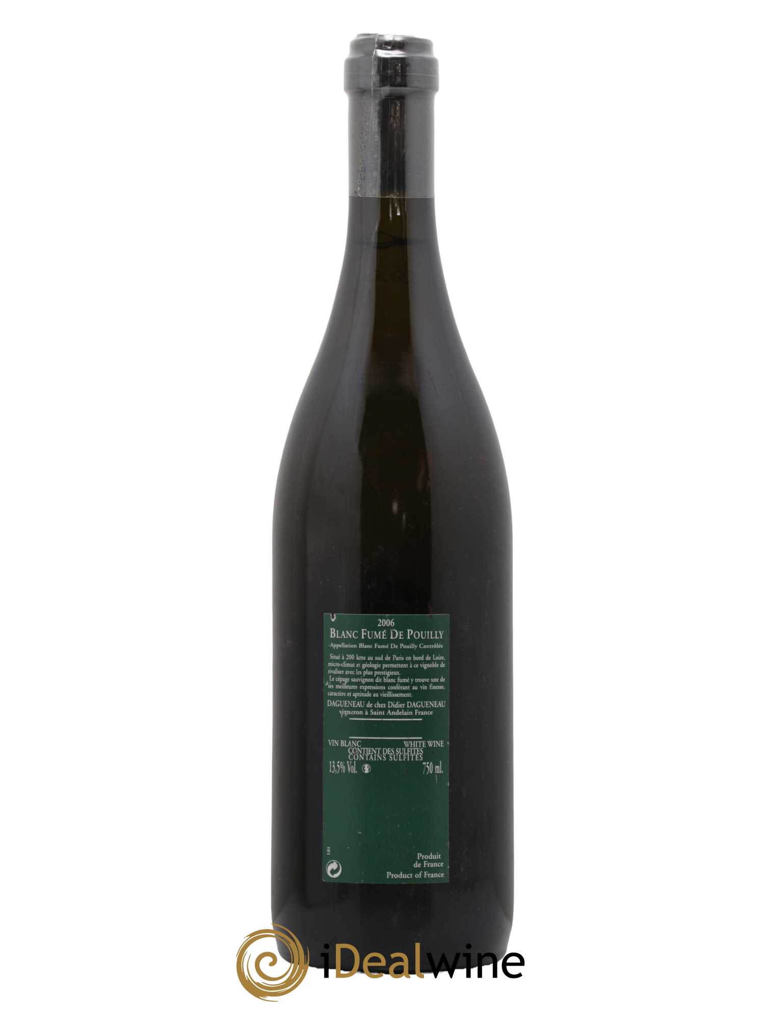 Vin de France (anciennement Pouilly-Fumé) Silex Dagueneau (Domaine Didier - Louis-Benjamin) 2006 - Lot de 1 bouteille - 1