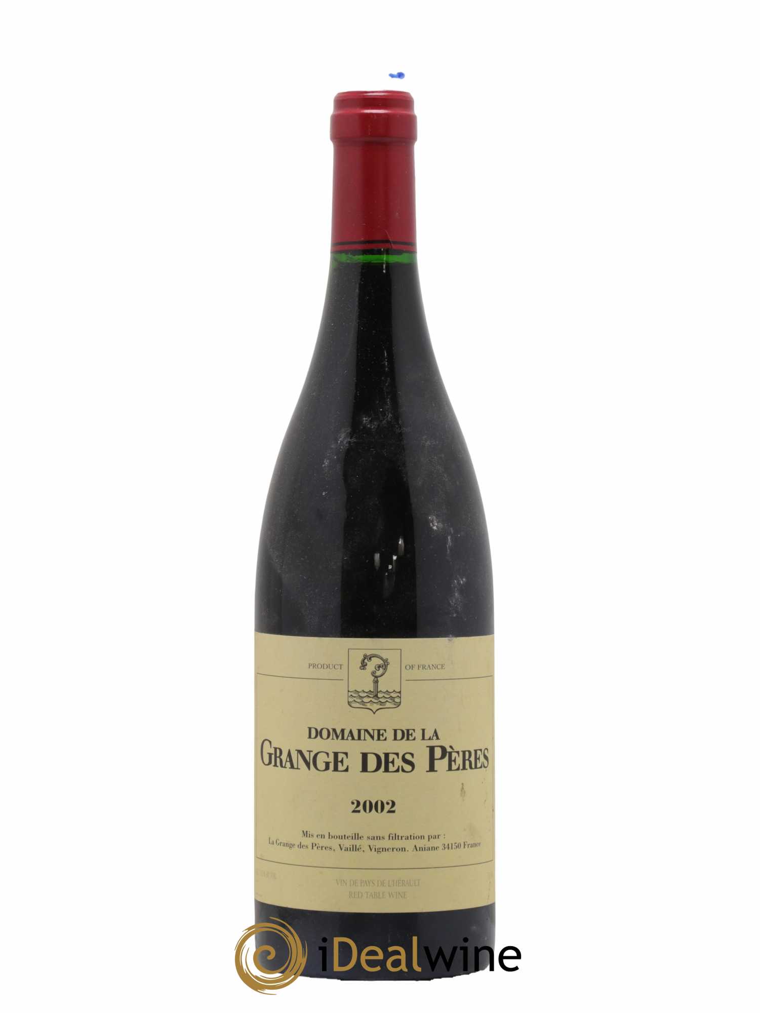 Pays d'Hérault Grange des Pères Laurent Vaillé 2002 - Lot de 1 bouteille - 0