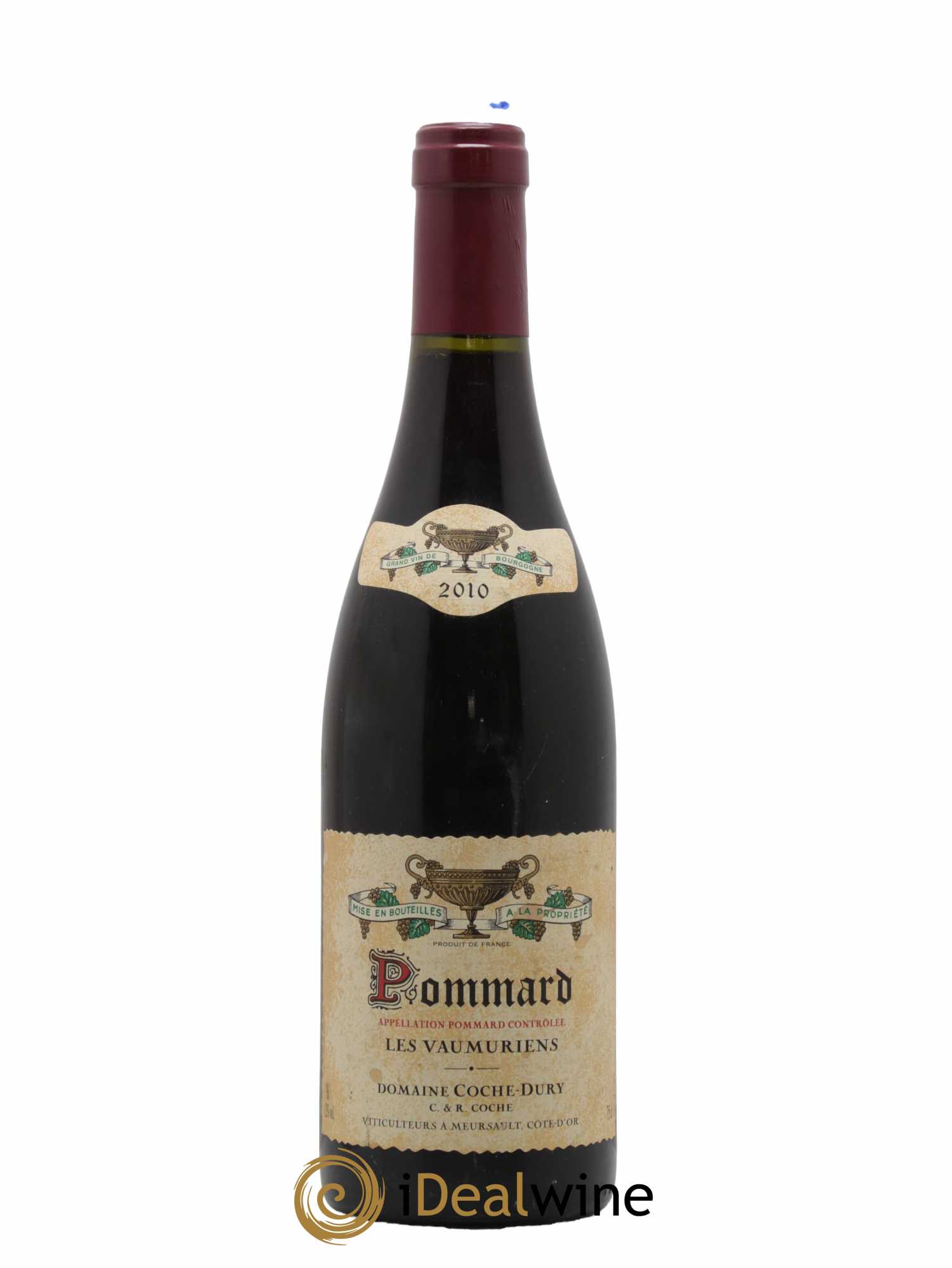 Pommard les Vaumuriens Coche Dury (Domaine) 2010 - Lot de 1 bouteille - 0