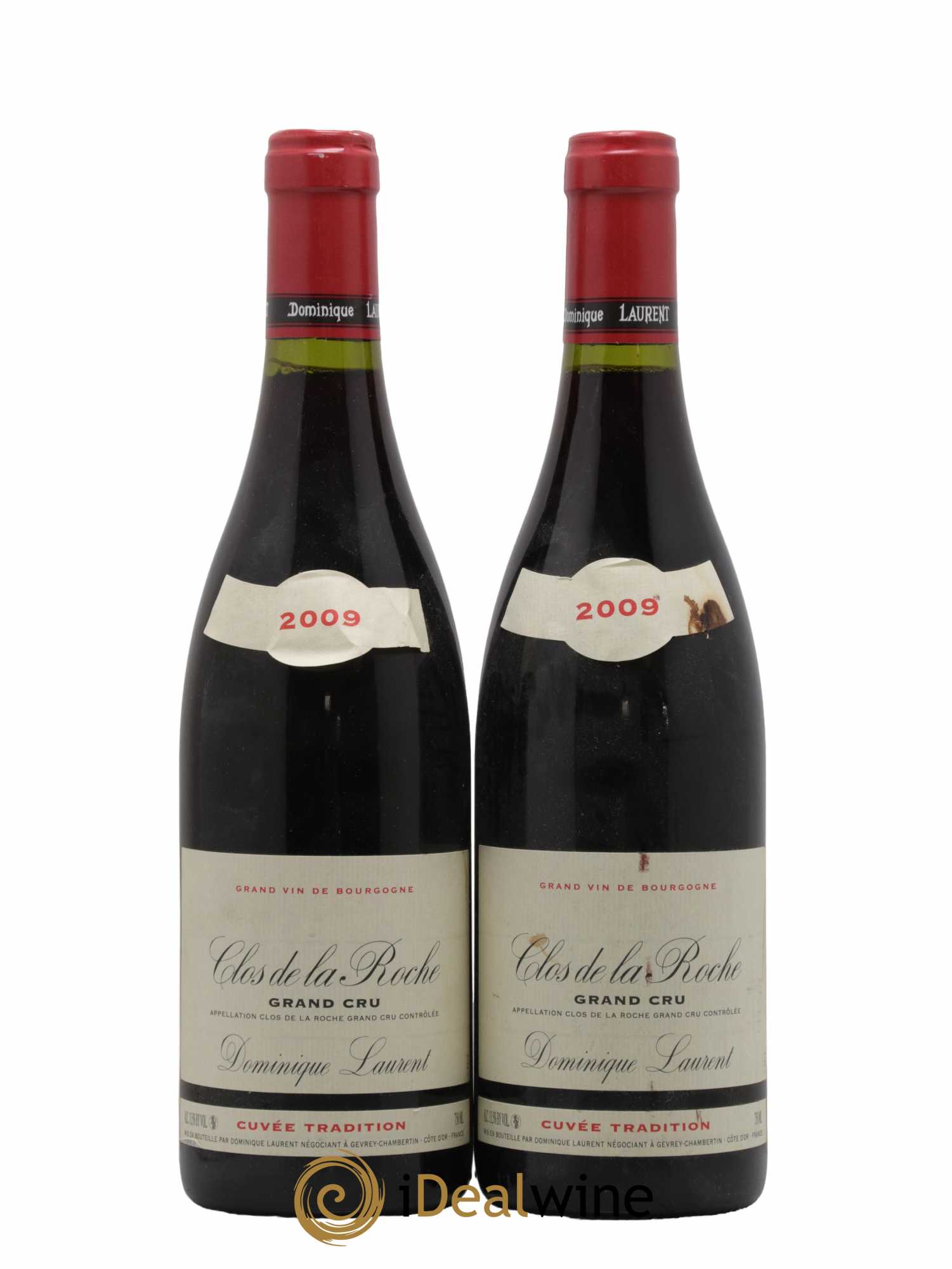 Clos de la Roche Grand Cru Cuvée Tradition Dominique Laurent 2009 - Lot de 2 bouteilles - 0