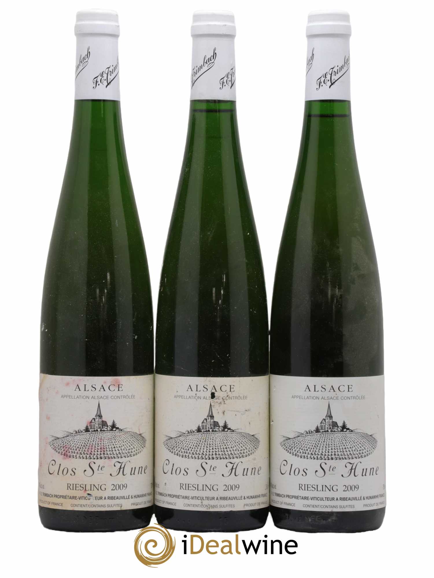 Alsace Riesling Clos Sainte-Hune Trimbach (Domaine) 2009 - Lot de 3 bouteilles - 0