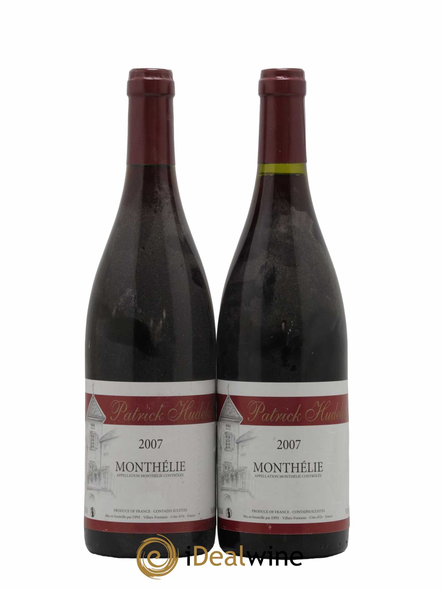 Monthélie P. Hudelot 2007 - Lot de 2 bouteilles - 0