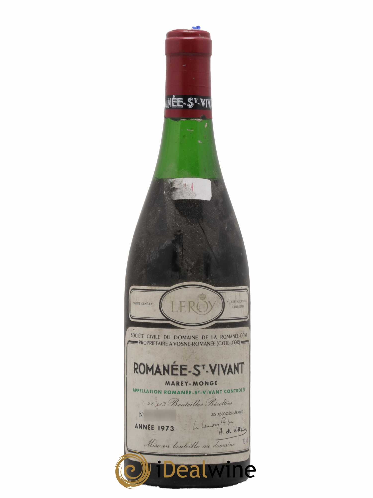 Romanée-Saint-Vivant Grand Cru Domaine de la Romanée-Conti 1973 - Lot de 1 bouteille - 0