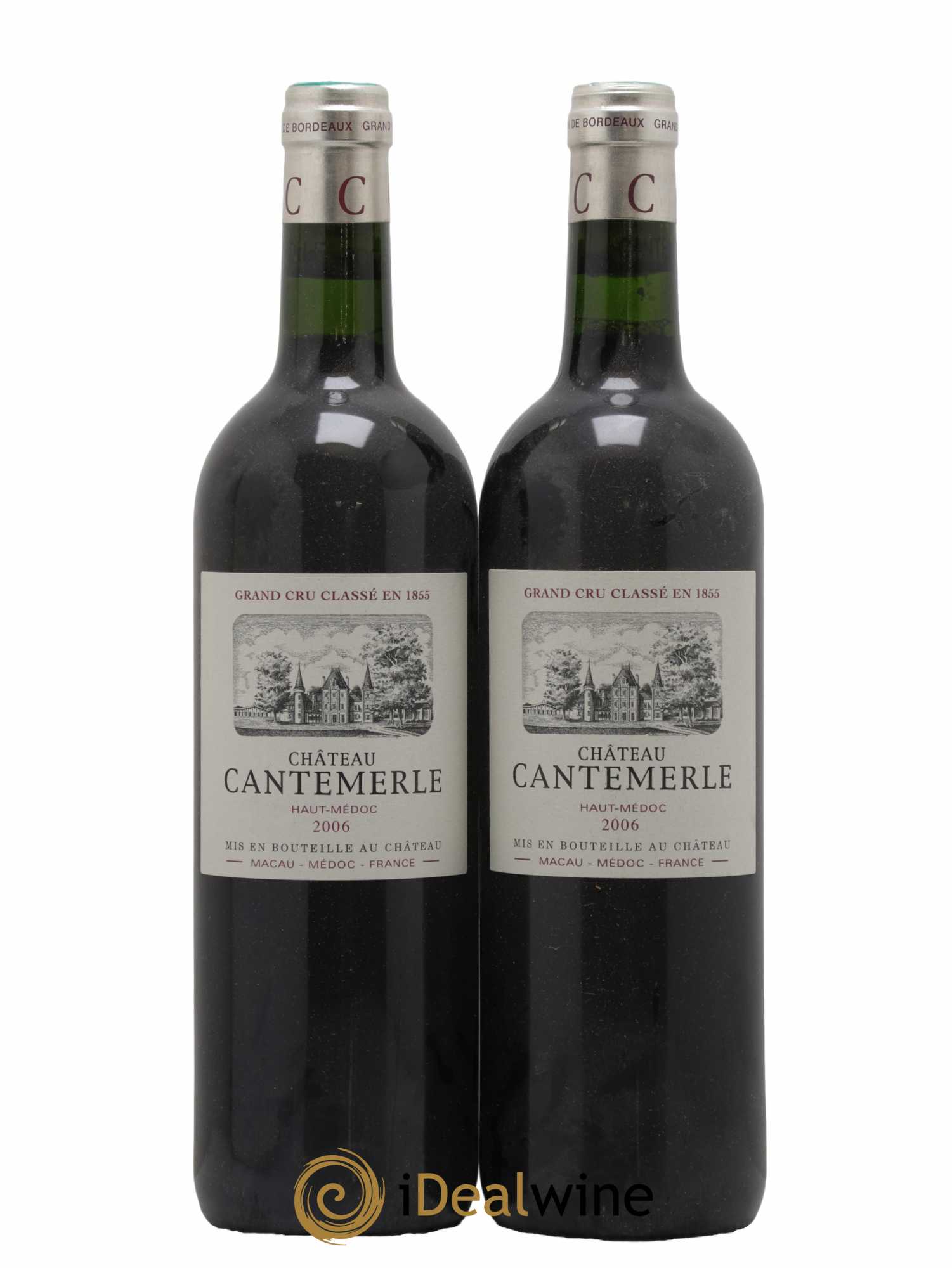 Château Cantemerle 5ème Grand Cru Classé 2006 - Lot de 2 bouteilles - 0