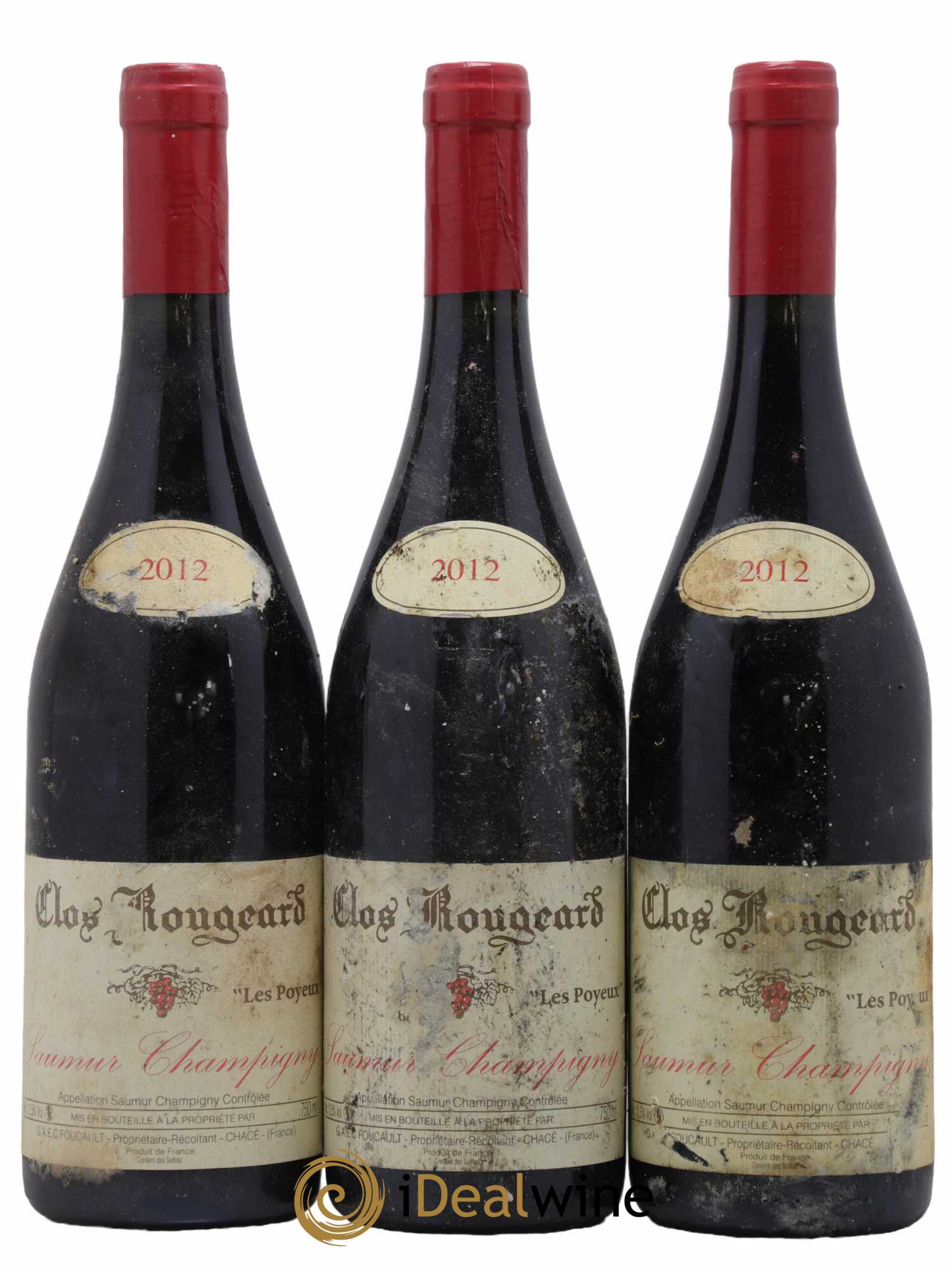 Saumur-Champigny Les Poyeux Clos Rougeard 2012 - Lot de 3 bouteilles - 0