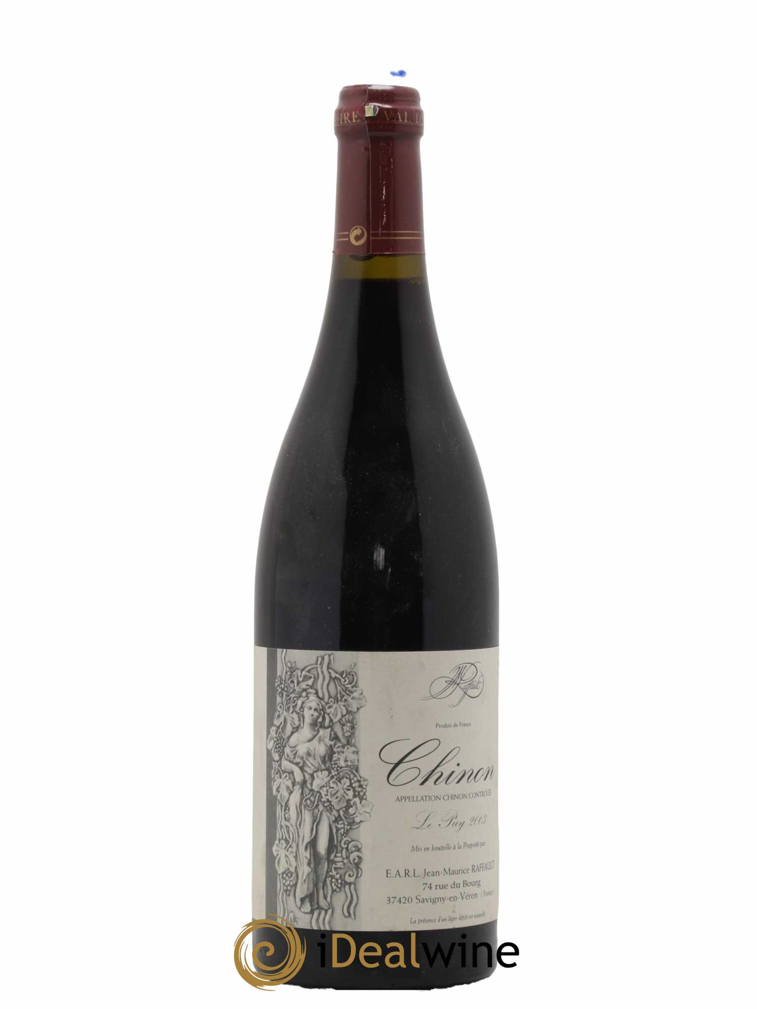 Chinon Le Puy Jean Maurice Raffault 2003 - Lot de 1 bouteille - 0