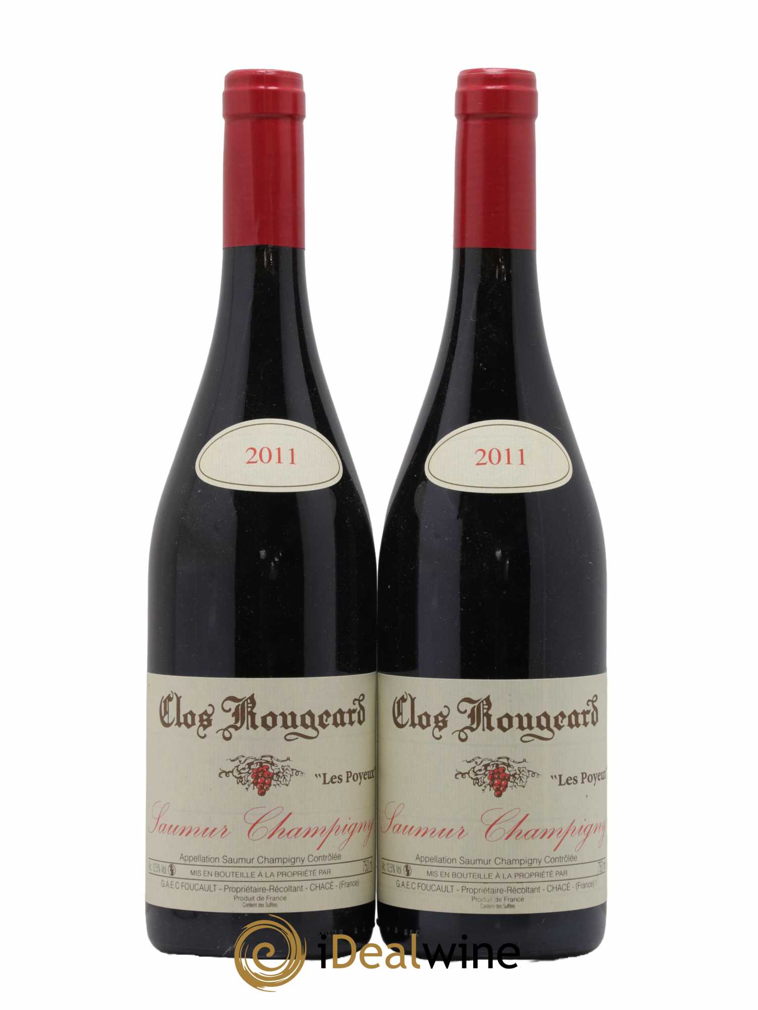 Saumur-Champigny Les Poyeux Clos Rougeard 2011 - Lot de 2 bouteilles - 0