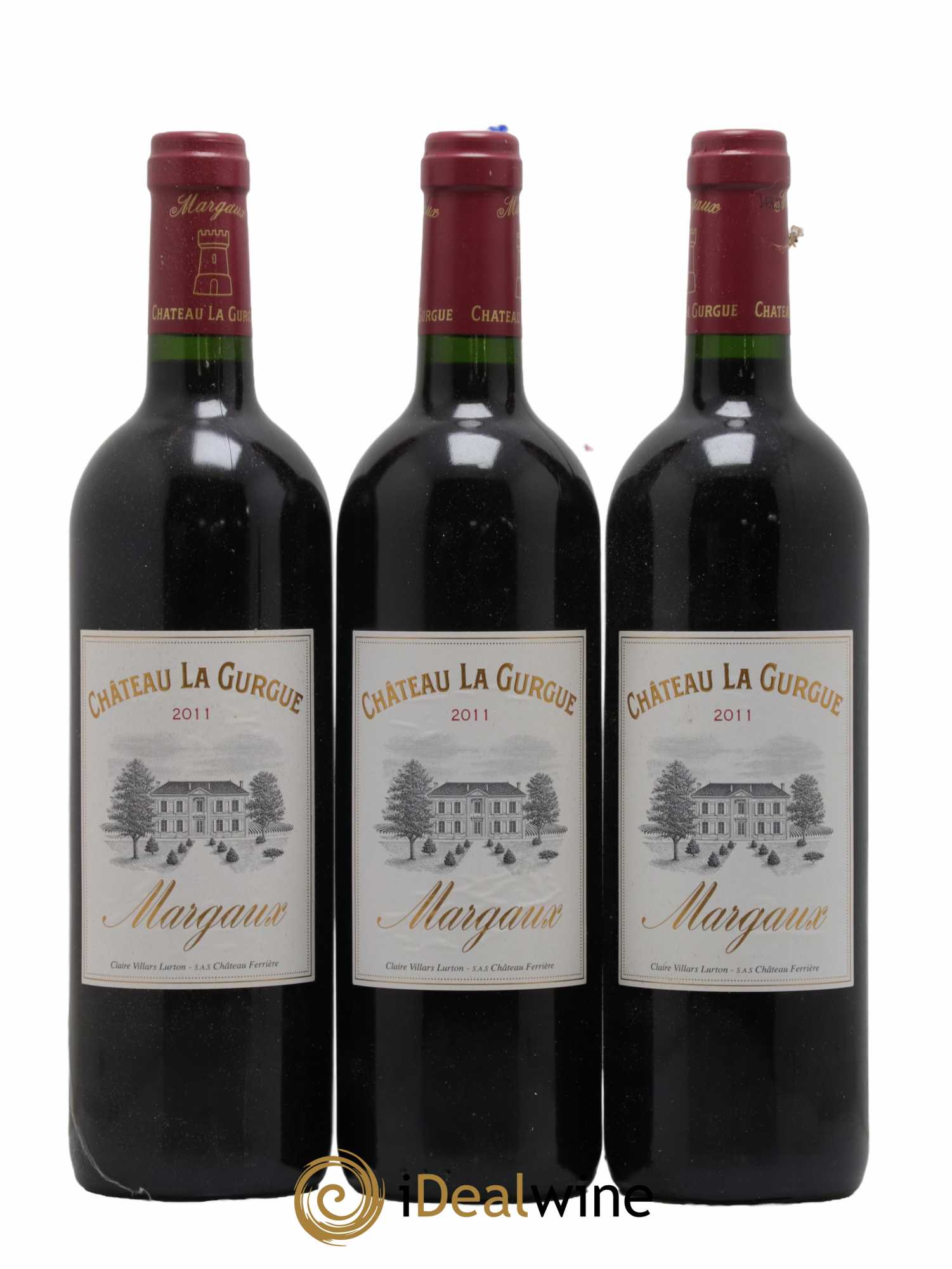 Château la Gurgue Cru Bourgeois 2011 - Lot de 12 bouteilles - 2