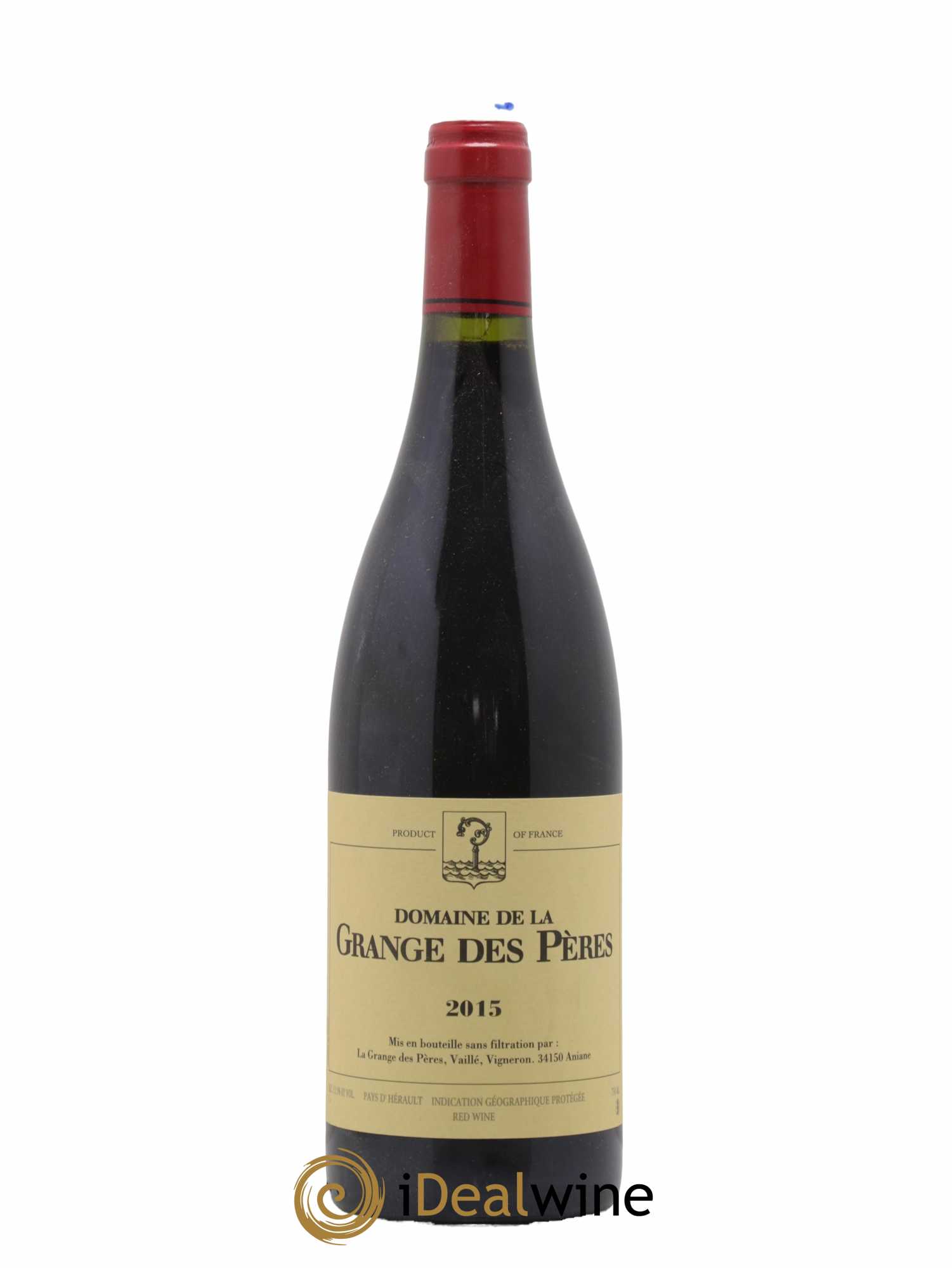 Pays d'Hérault Grange des Pères Laurent Vaillé 2015 - Lot de 1 bouteille - 0