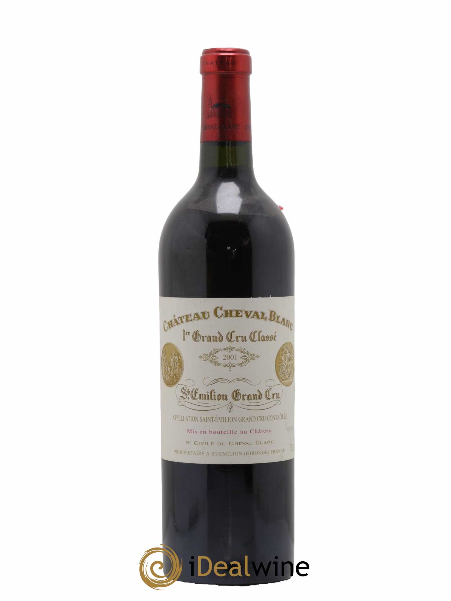 Château Cheval Blanc 1er Grand Cru Classé A 2001 - Lot de 1 bouteille - 0