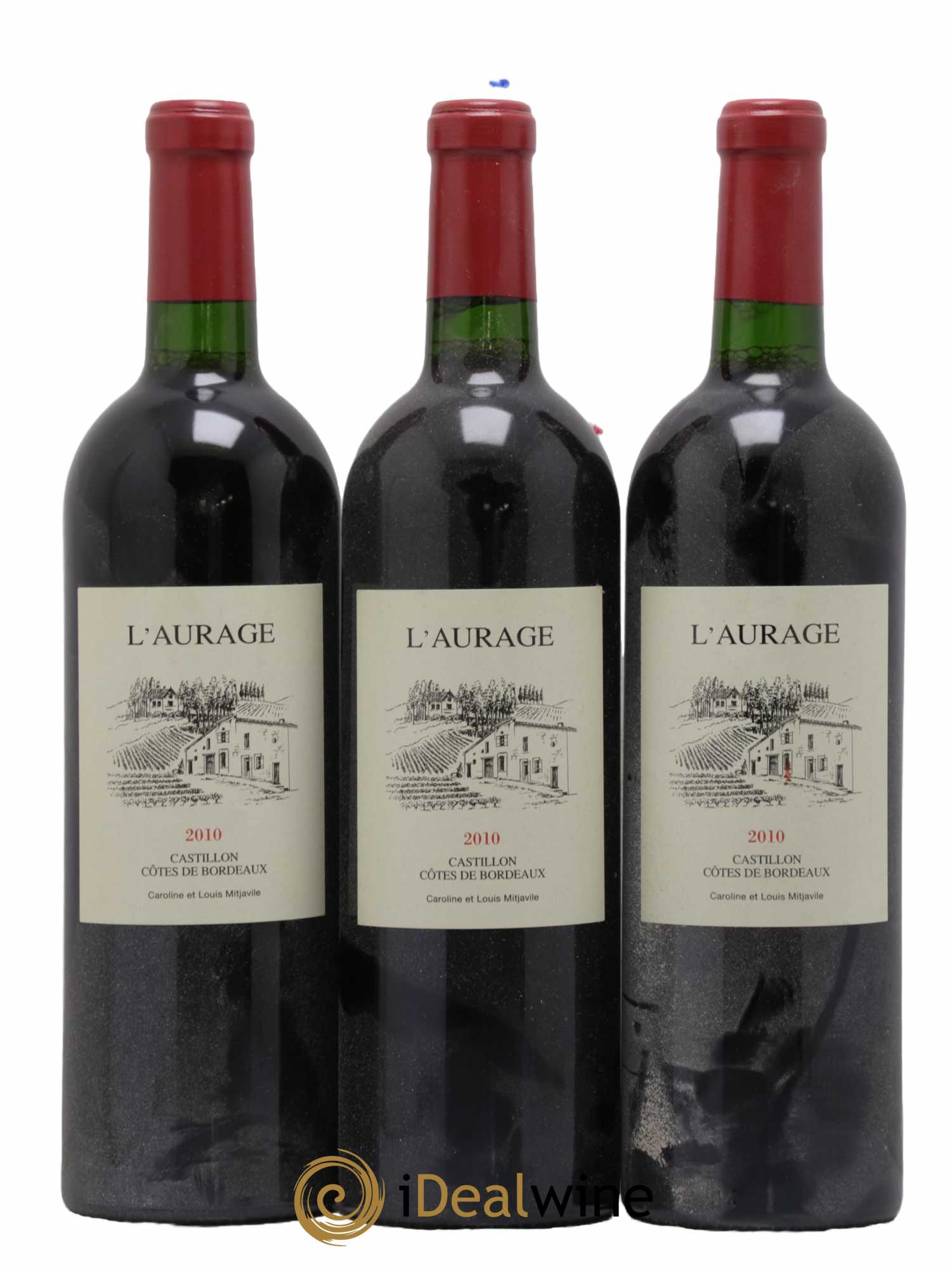 L'Aurage 2010 - Lot de 3 bouteilles - 0