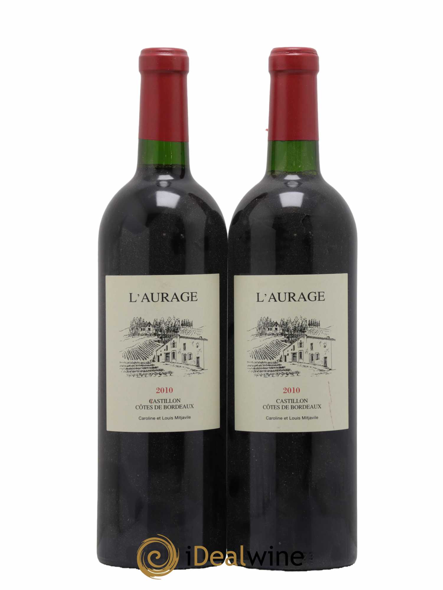 L'Aurage 2010 - Lot de 2 bouteilles - 0