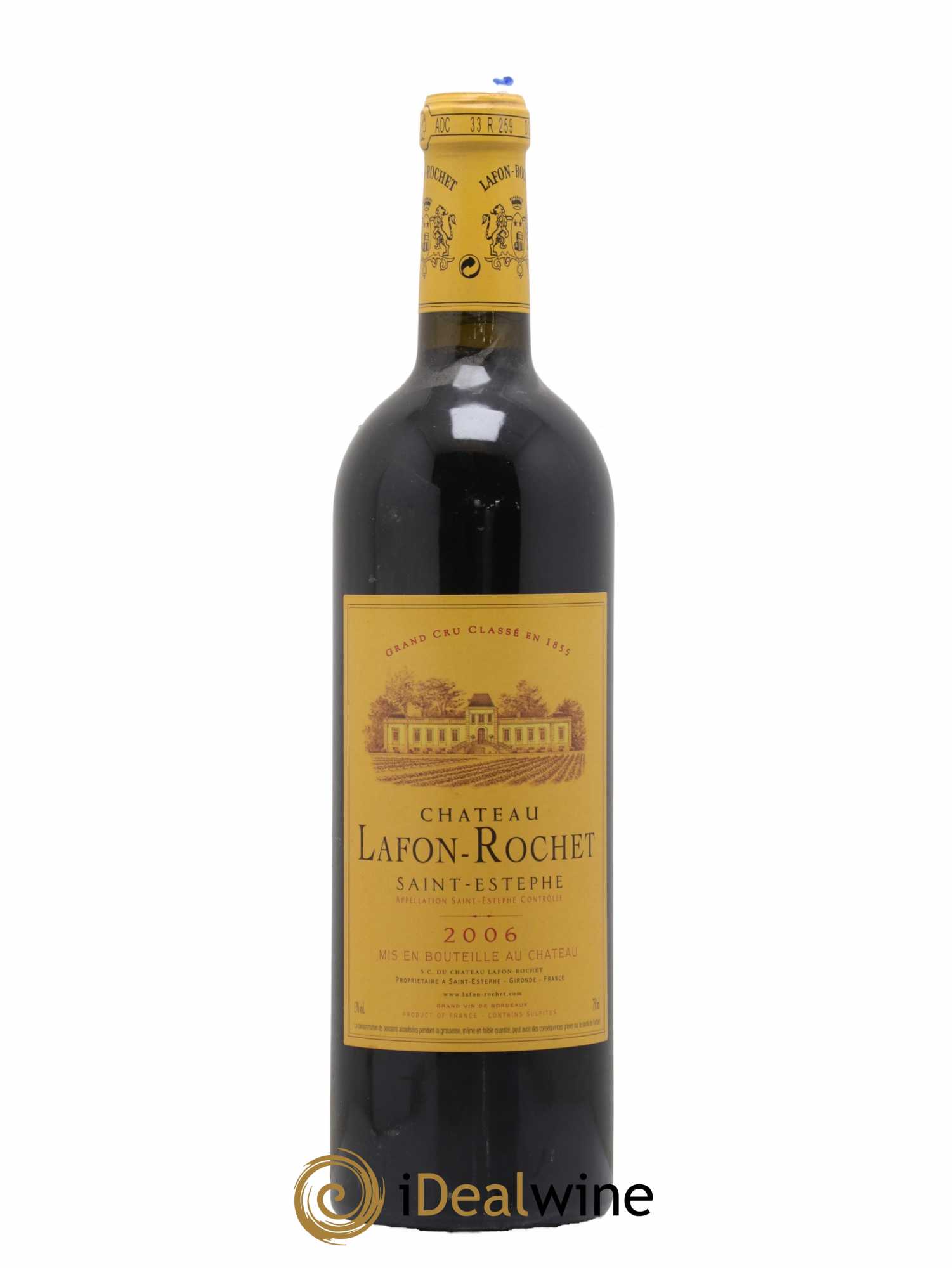 Château Lafon Rochet 4ème Grand Cru Classé 2006 - Lot de 1 bouteille - 0