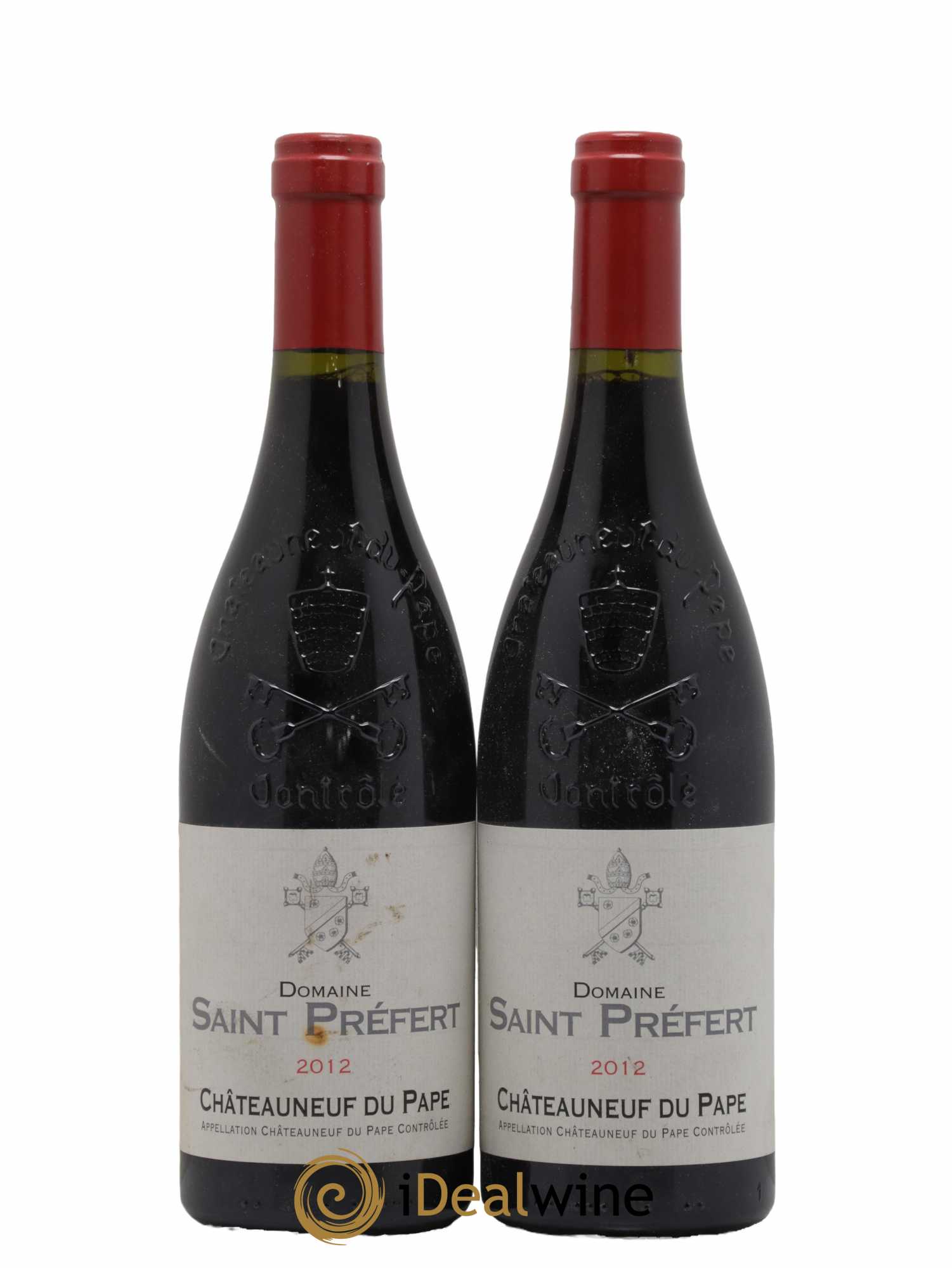 Châteauneuf-du-Pape Domaine Saint-Préfert 2012 - Lot de 2 bouteilles - 0