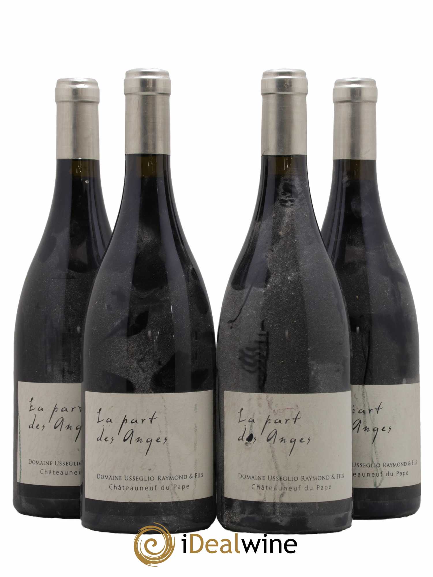 Châteauneuf-du-Pape La Part des Anges Raymond Usseglio (Domaine) 2007 - Lot de 4 bouteilles - 0
