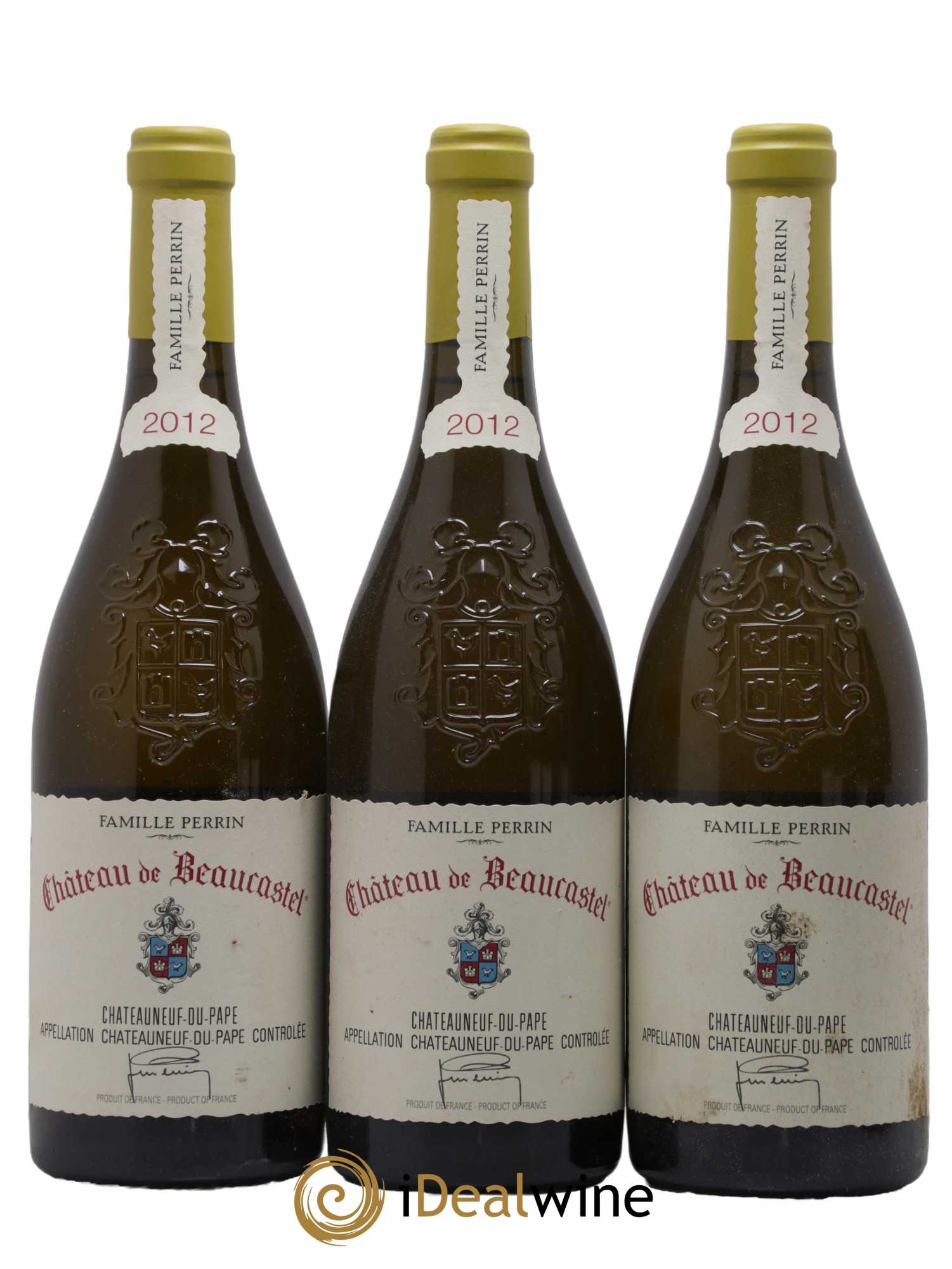 Châteauneuf-du-Pape Château de Beaucastel Famille Perrin 2012 - Lot de 6 bouteilles - 1