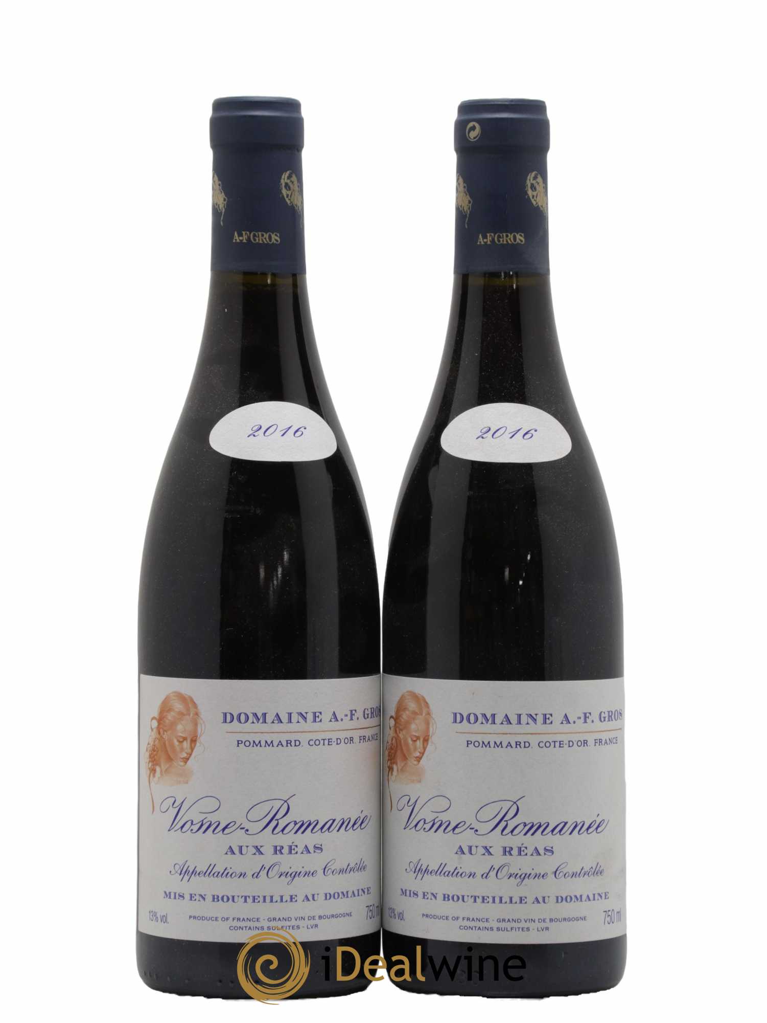 Vosne-Romanée Aux Reas A.-F. Gros 2016 - Lot de 2 bouteilles - 0