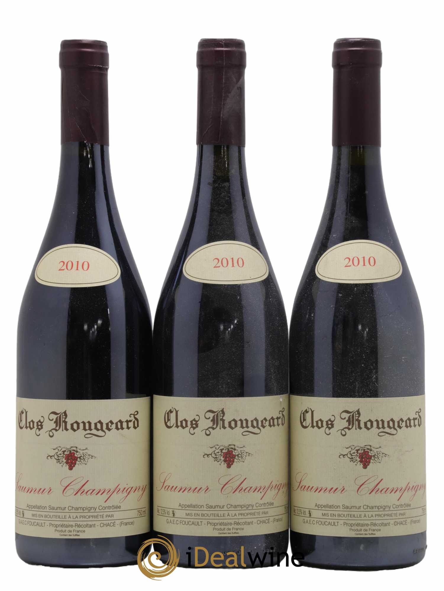 Saumur-Champigny Clos Rougeard 2010 - Lot de 3 bouteilles - 0
