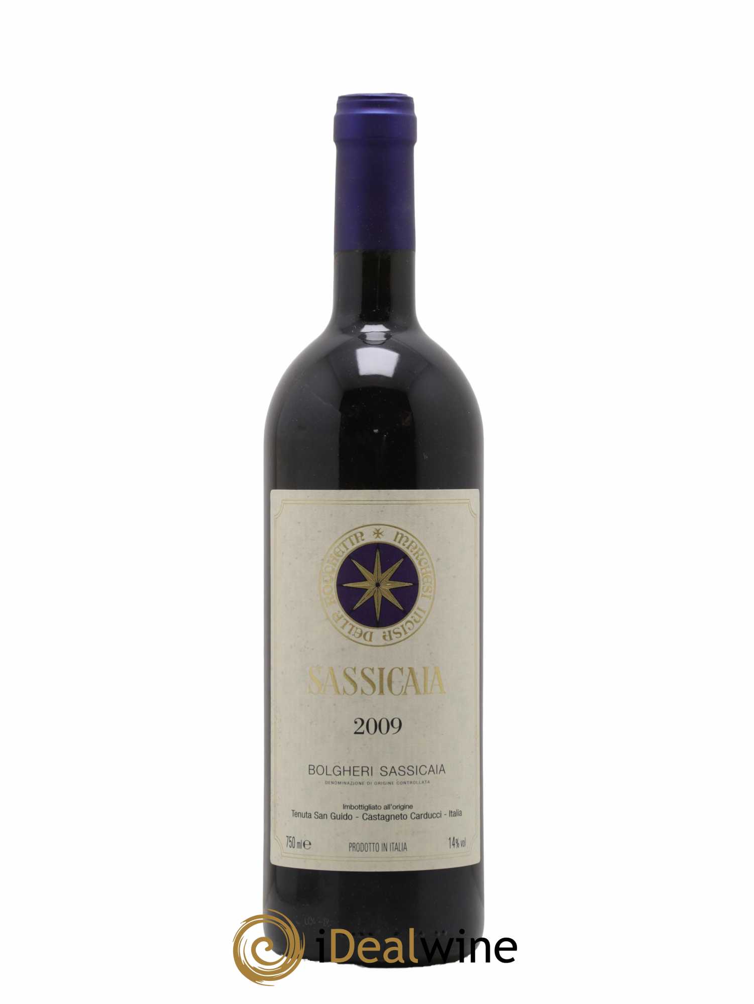 Bolgheri DOC Sassicaia Tenuta San Guido 2009 - Lot de 1 bouteille - 0