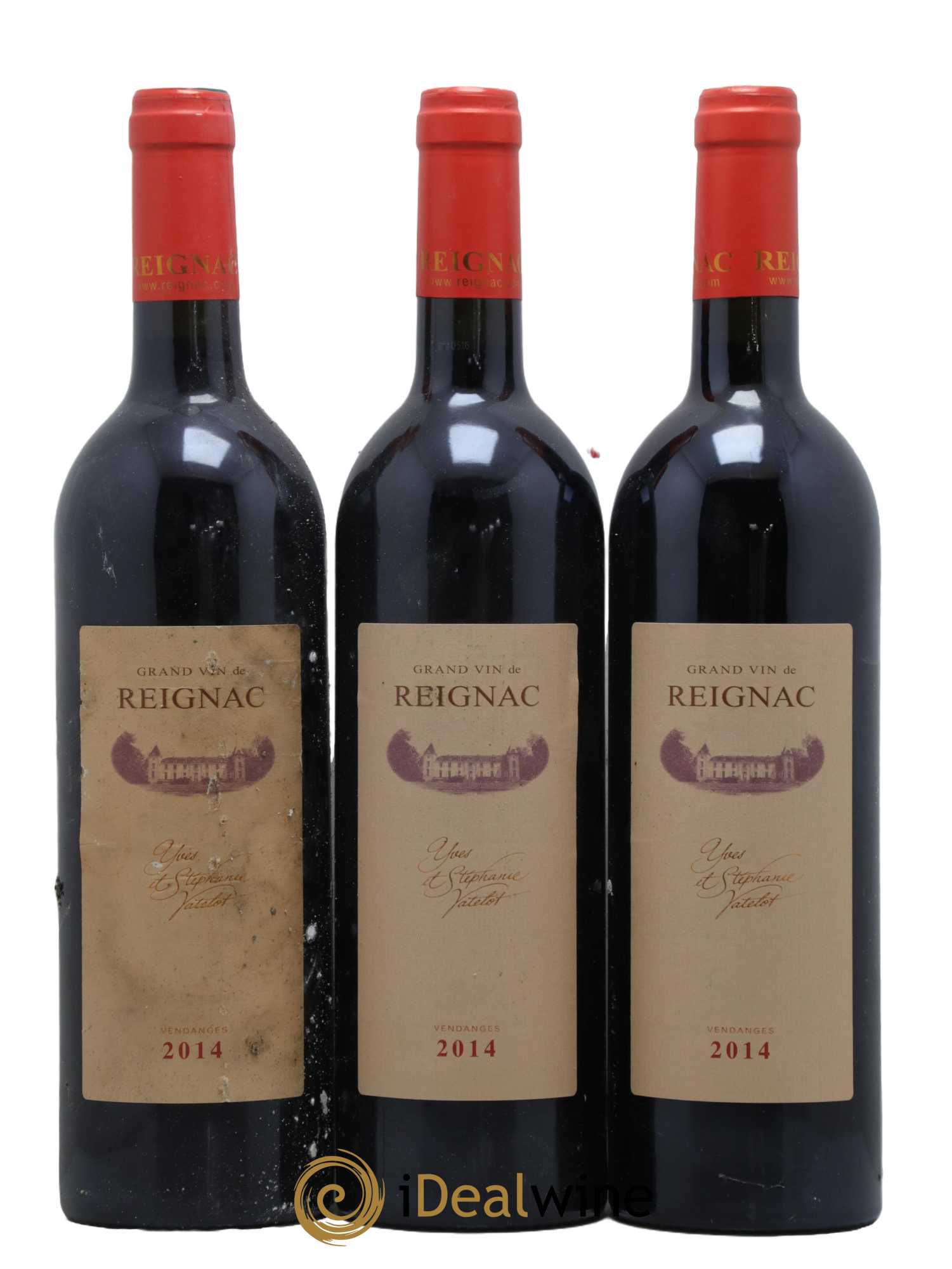 Grand vin de Reignac 2014 - Lot de 3 bouteilles - 0