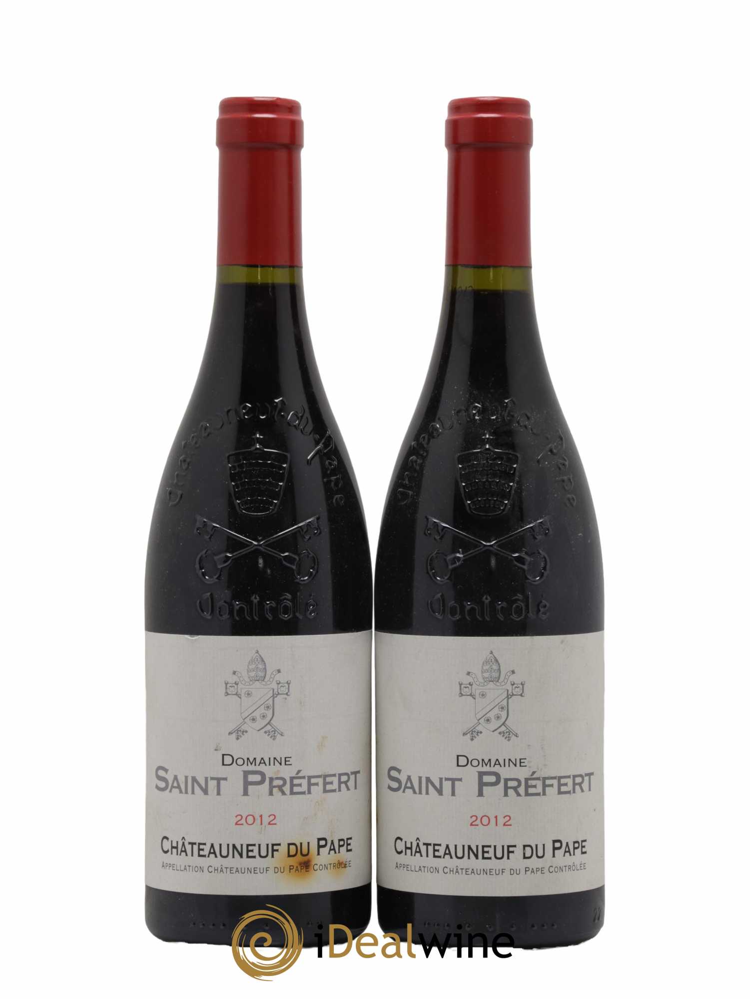 Châteauneuf-du-Pape Domaine Saint-Préfert 2012 - Lot de 2 bouteilles - 0