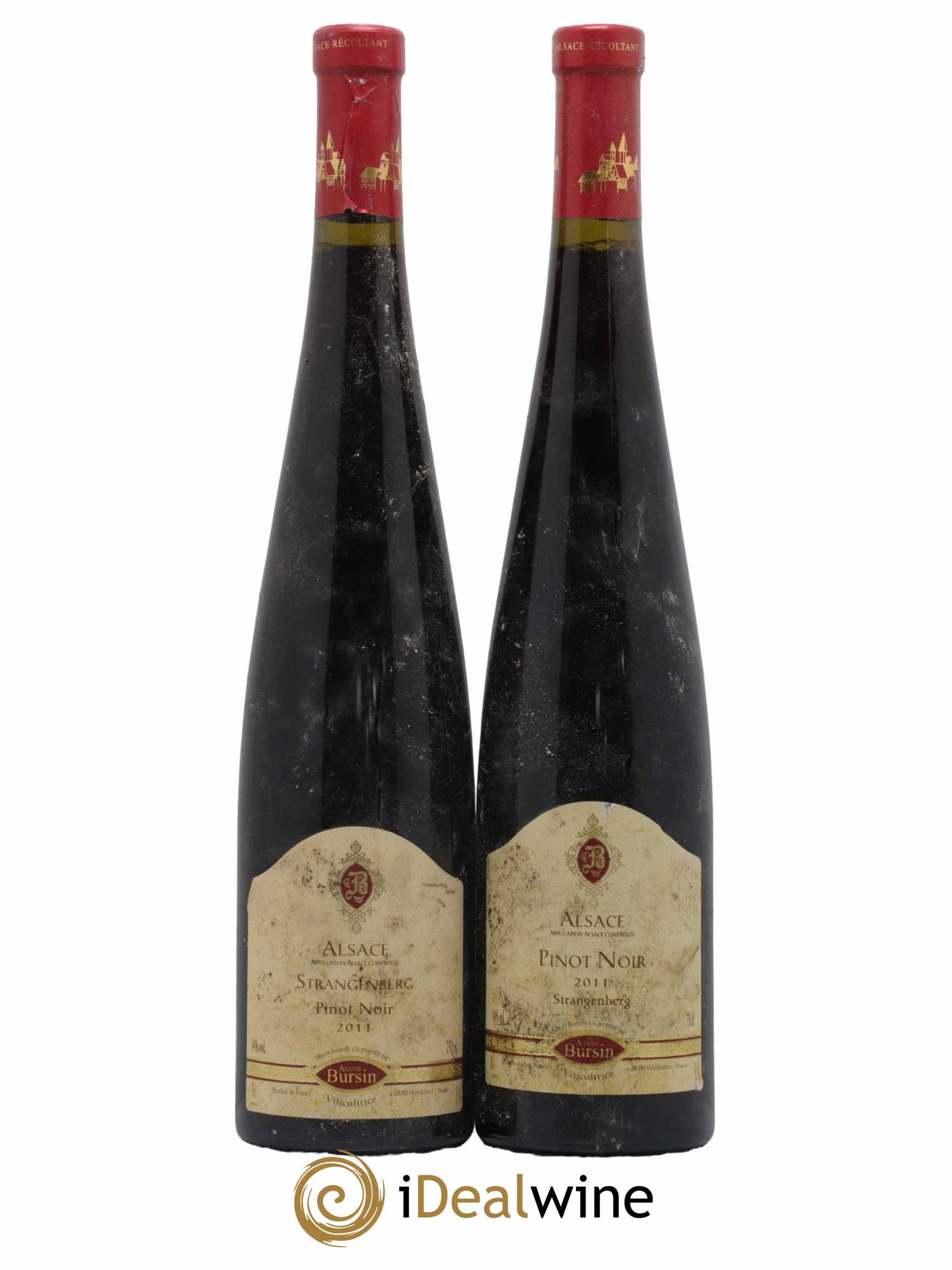 Alsace Pinot Noir Strangenberg Agathe Bursin 2011 - Lot de 2 bouteilles - 0
