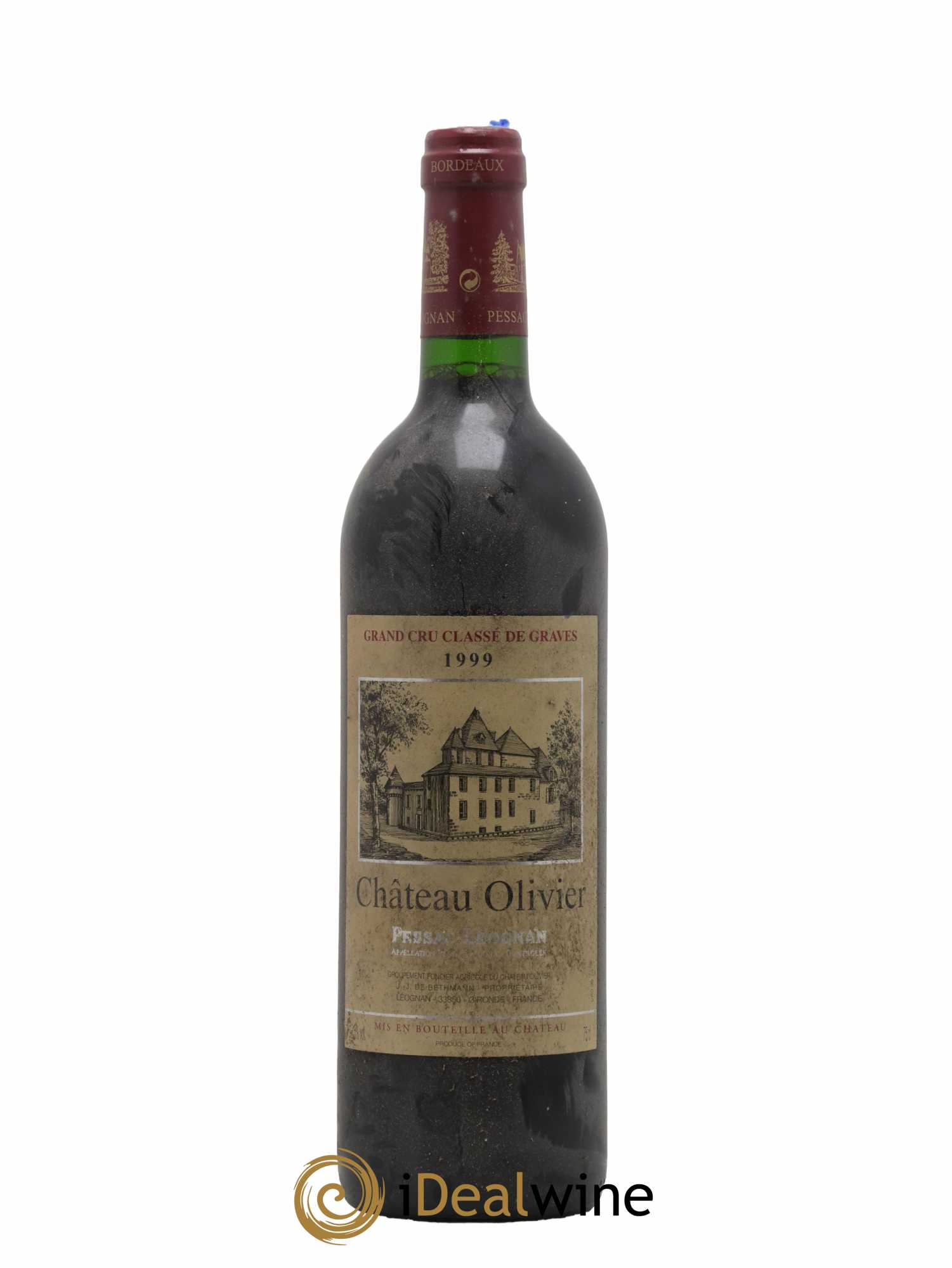 Château Olivier Cru Classé de Graves 1999 - Lot de 1 bouteille - 0