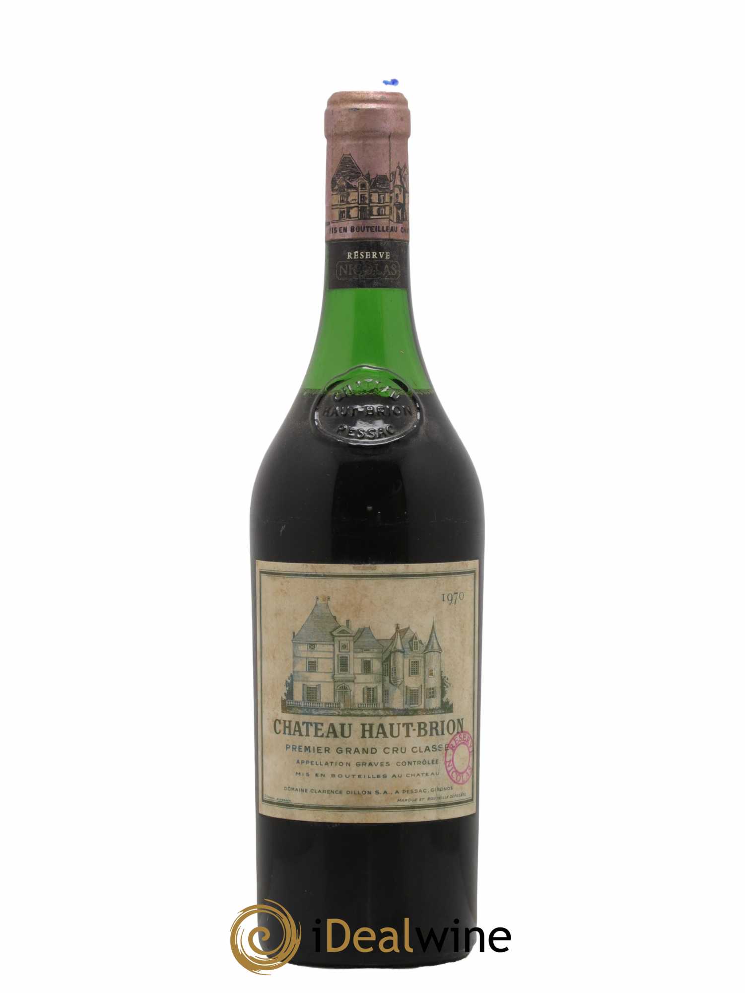 Château Haut Brion 1er Grand Cru Classé 1970 - Lot de 1 bouteille - 0