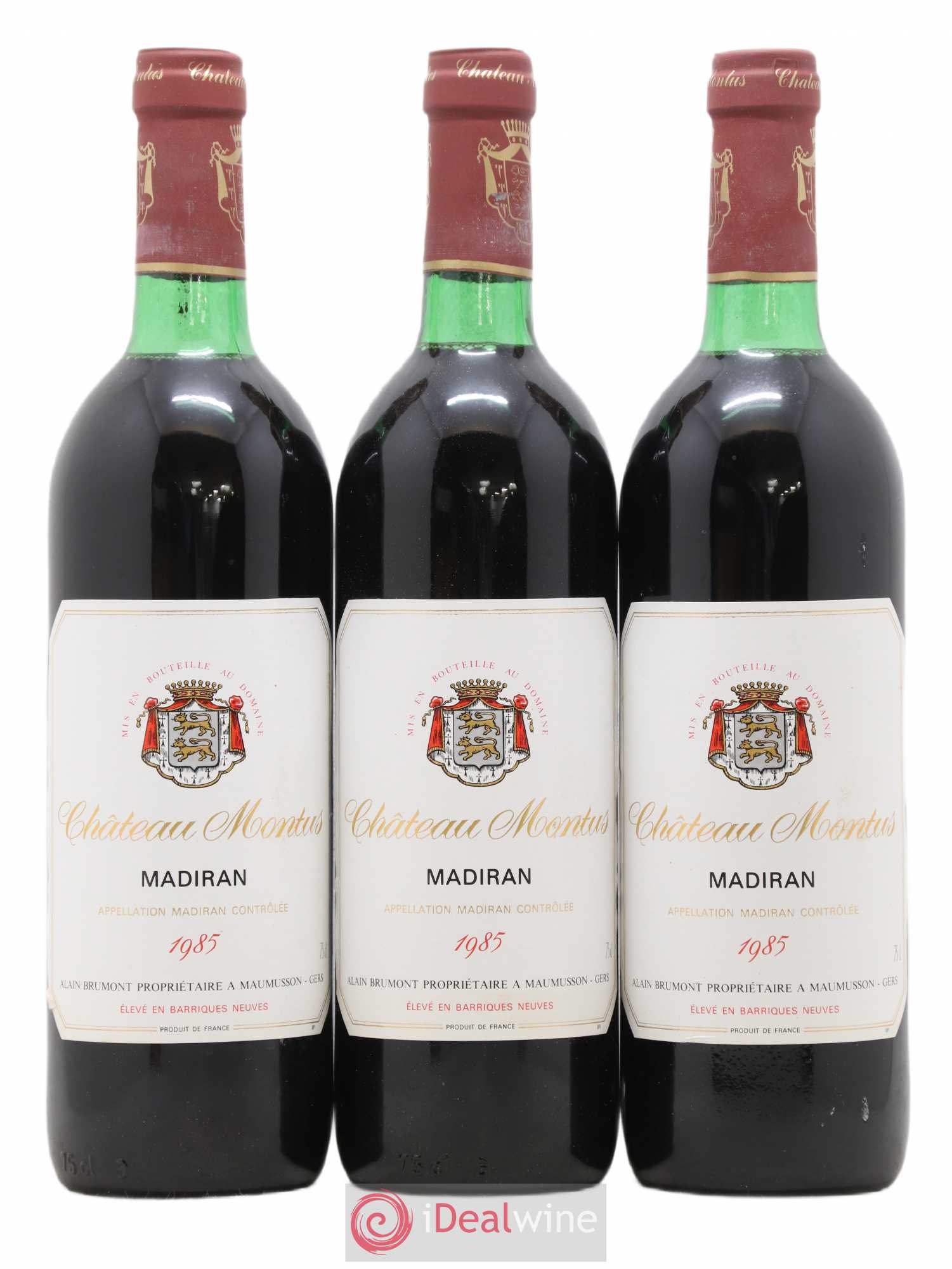 Madiran Château Montus Alain Brumont 1985 - Lot de 12 bouteilles - 1