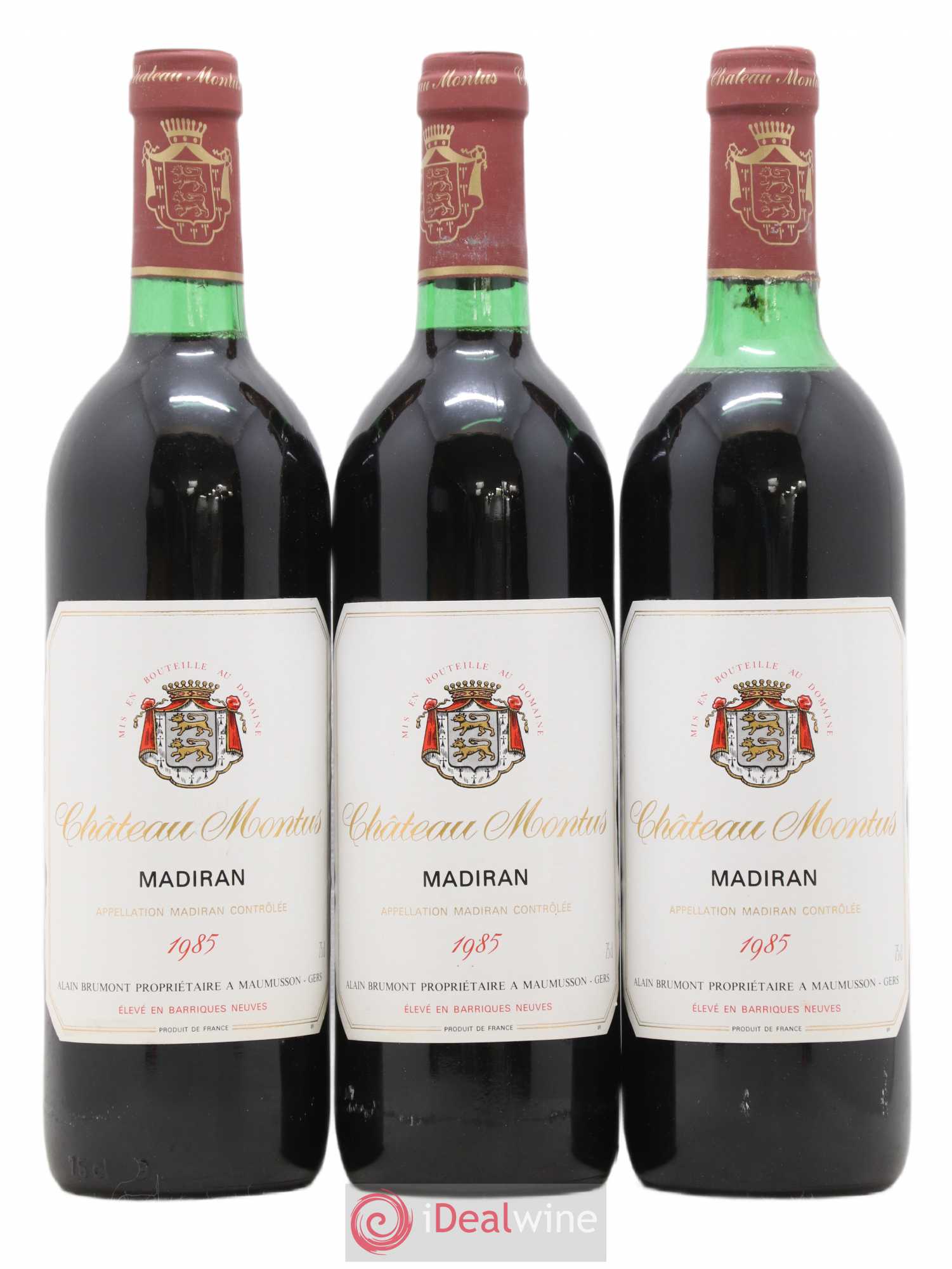 Madiran Château Montus Alain Brumont 1985 - Lot de 12 bouteilles - 2