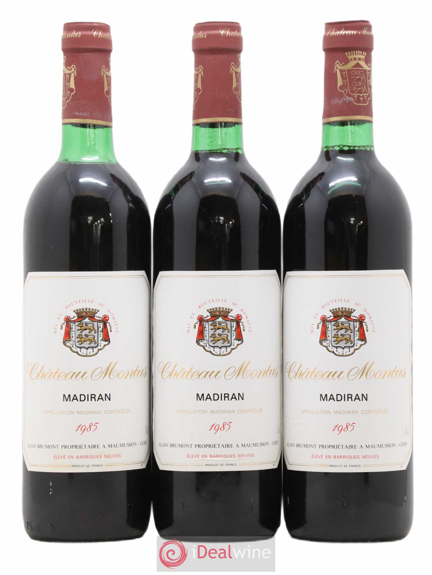 Madiran Château Montus Alain Brumont 1985 - Lot de 12 bouteilles - 3