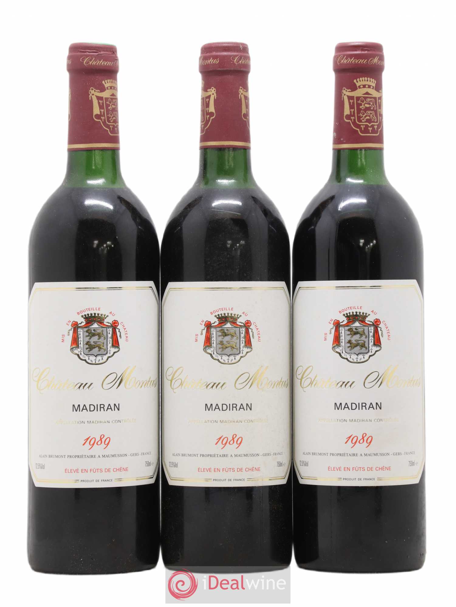 Madiran Château Montus Alain Brumont 1989 - Lot de 12 bouteilles - 3