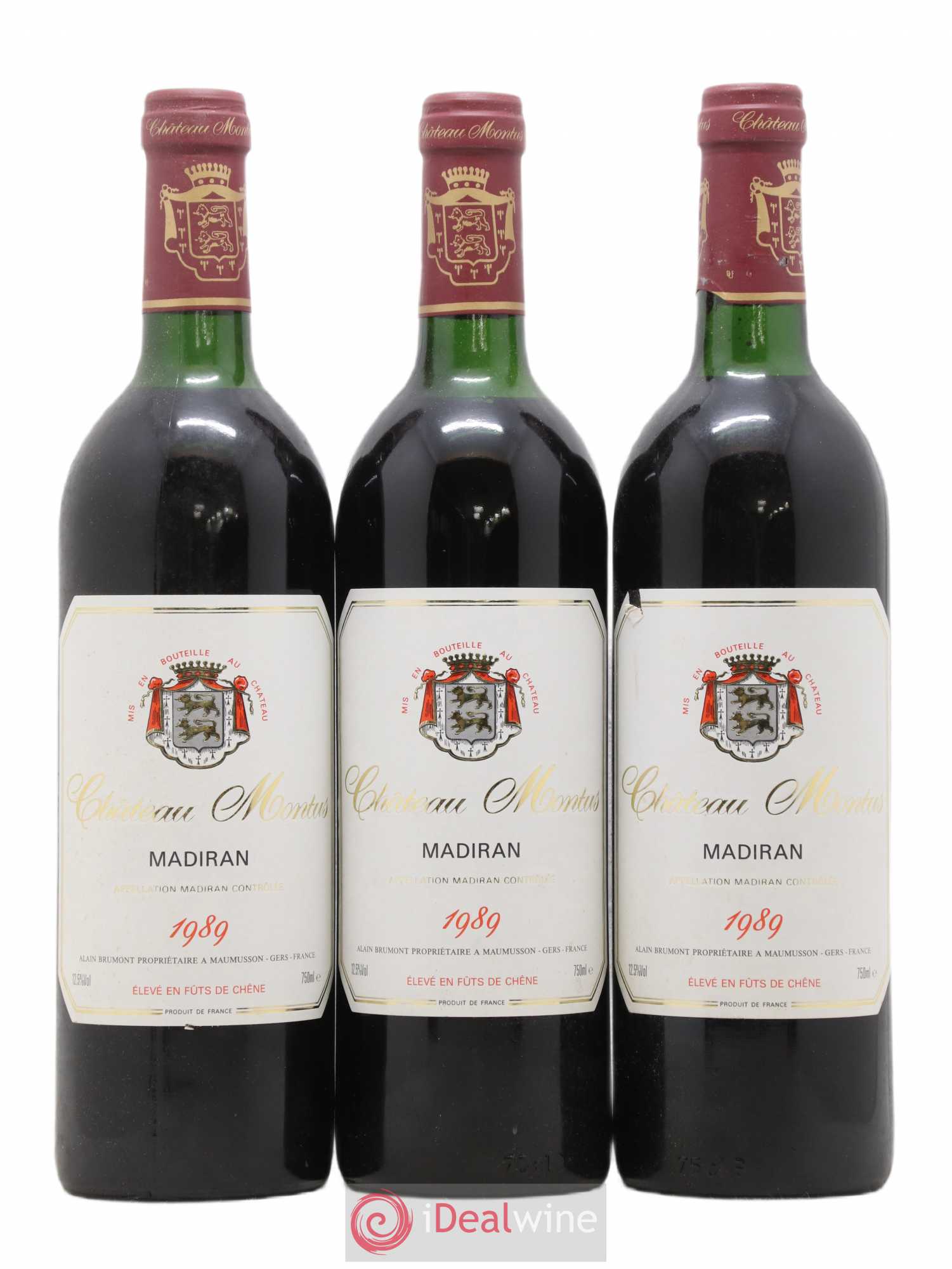 Madiran Château Montus Alain Brumont 1989 - Lot de 12 bouteilles - 4