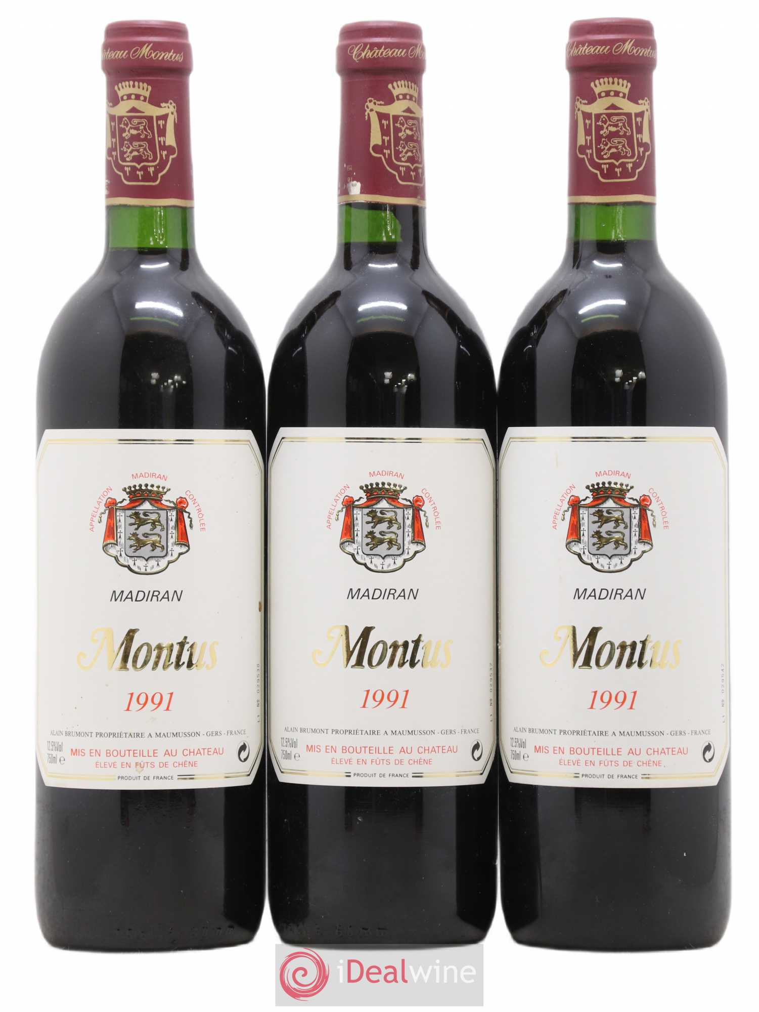 Madiran Château Montus Alain Brumont 1991 - Lot de 12 bouteilles - 4