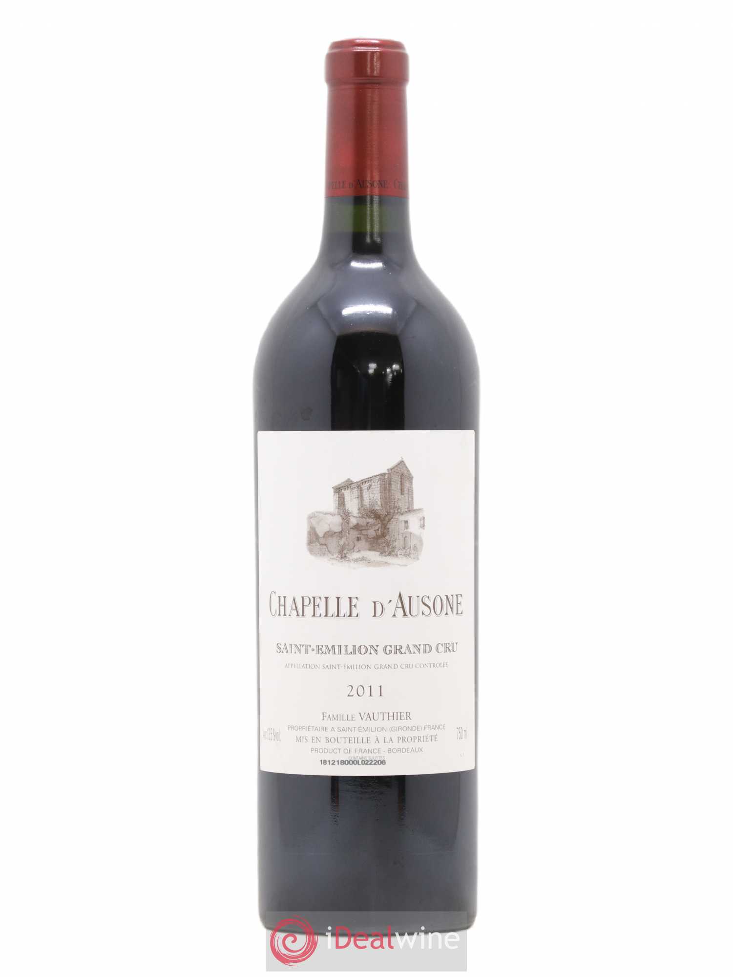 Chapelle d'Ausone Second Vin 2011 - Lot de 1 bouteille - 0