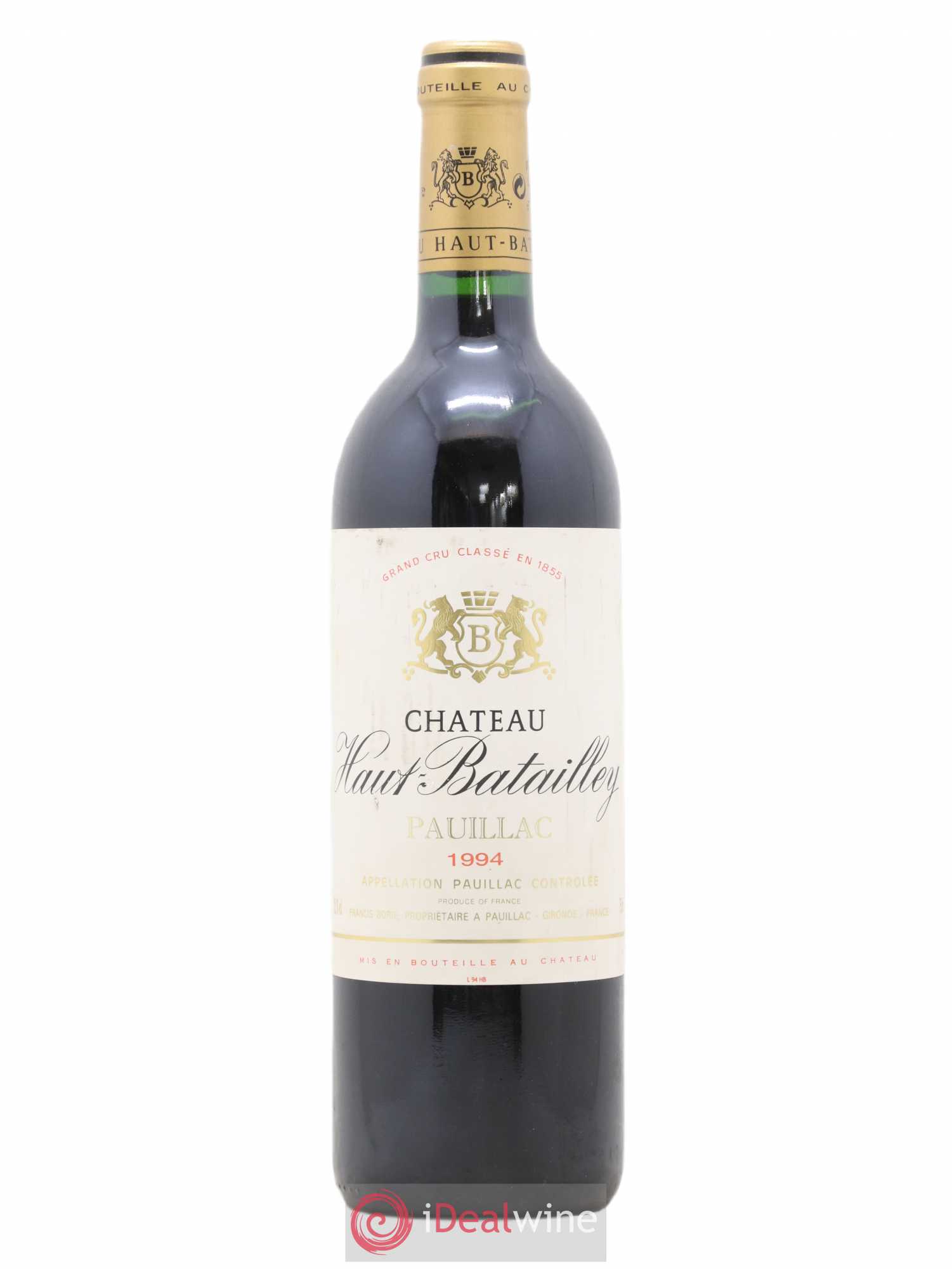 Château Haut Batailley 5ème Grand Cru Classé 1994 - Lot de 1 bouteille - 0