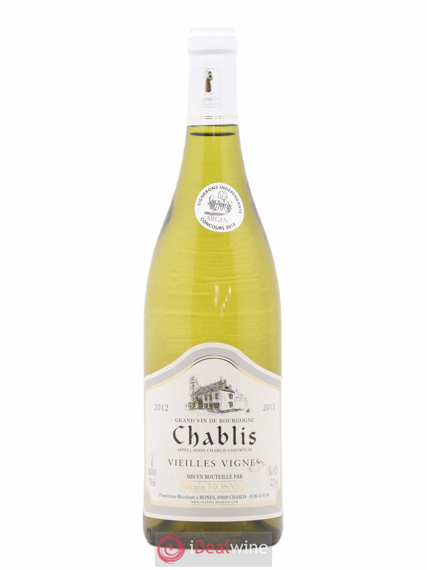 Chablis Vieilles Vignes Sylvain Mosnier 2012 - Posten von 1 Flasche - 0