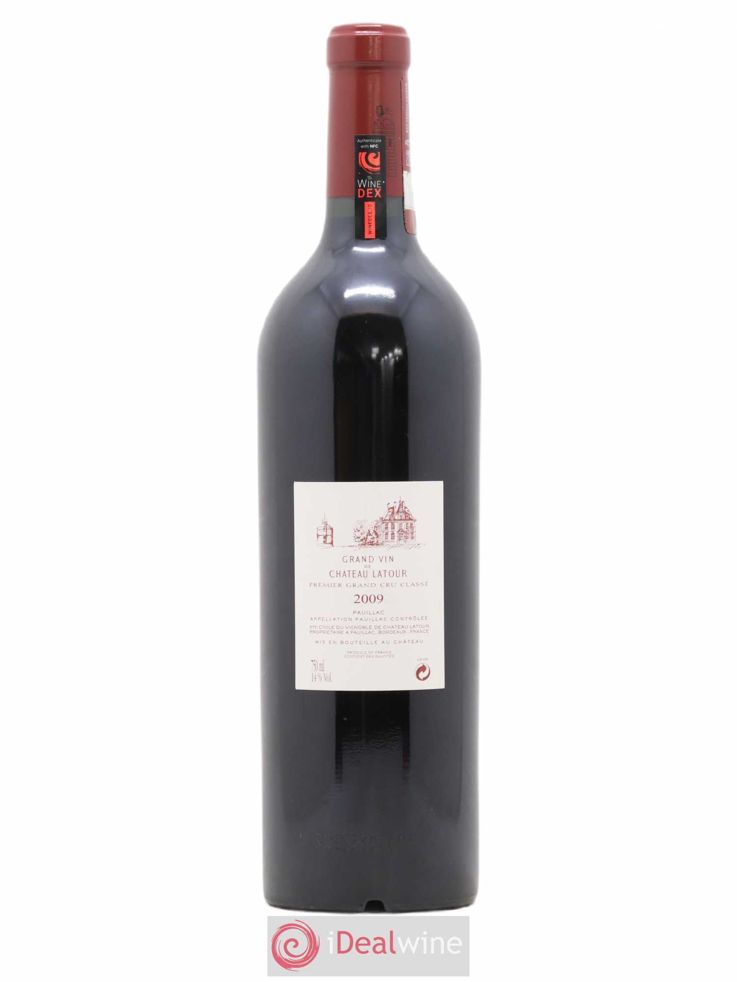 Château Latour 1er Grand Cru Classé 2009 - Lot de 1 bouteille - 1
