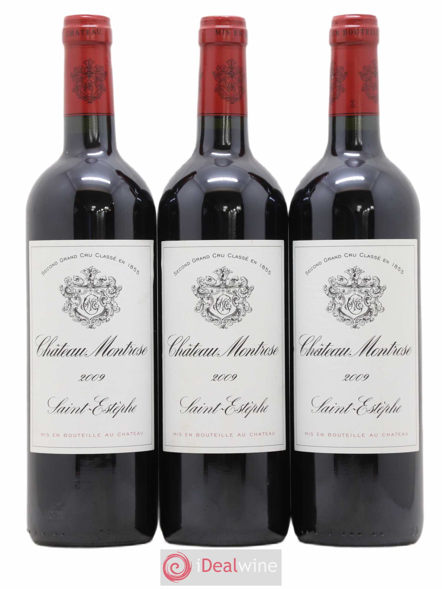 Château Montrose 2ème Grand Cru Classé 2009 - Lot de 3 bouteilles - 0