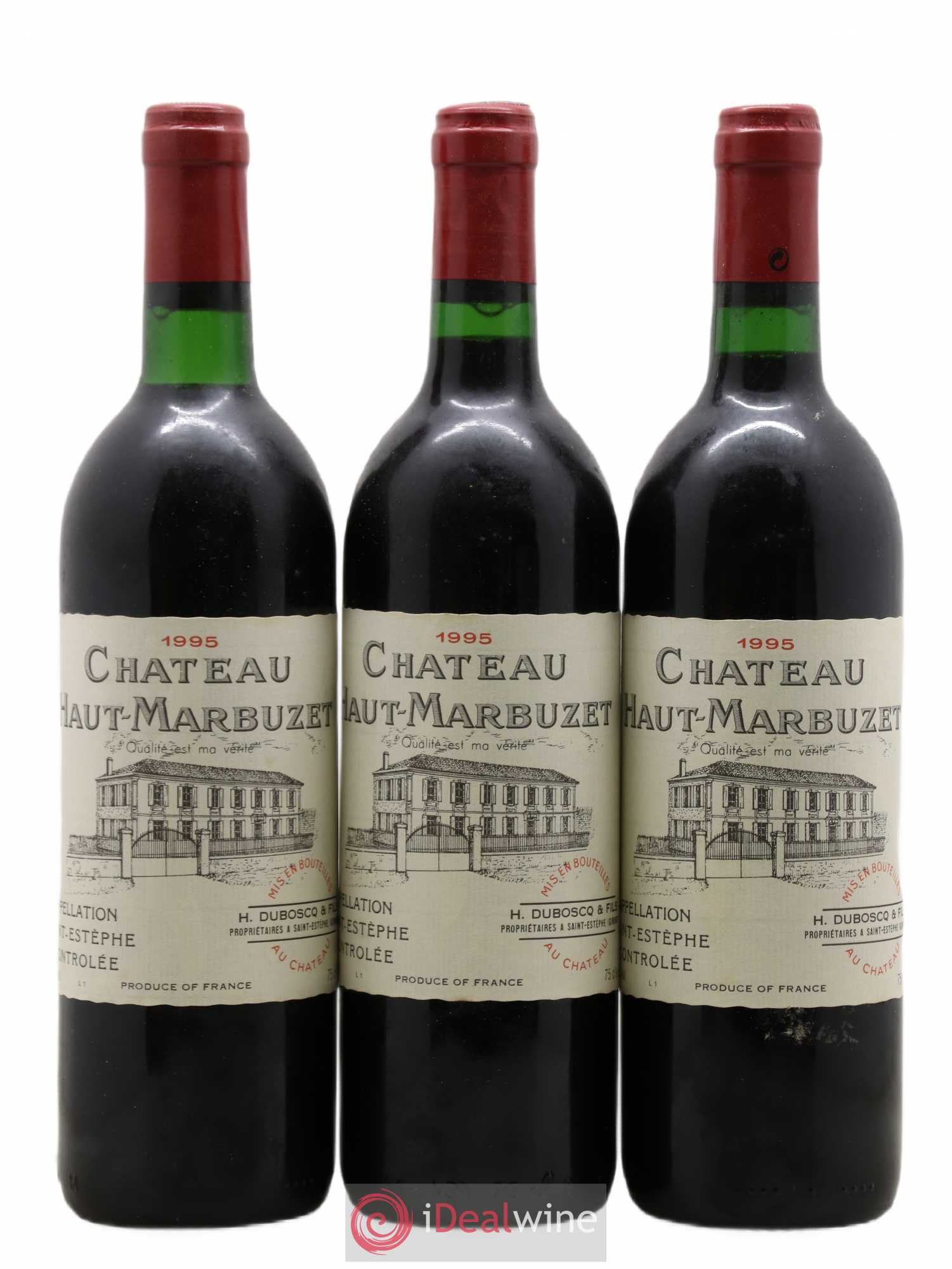 Château Haut Marbuzet 1995 - Lot de 6 bouteilles - 2