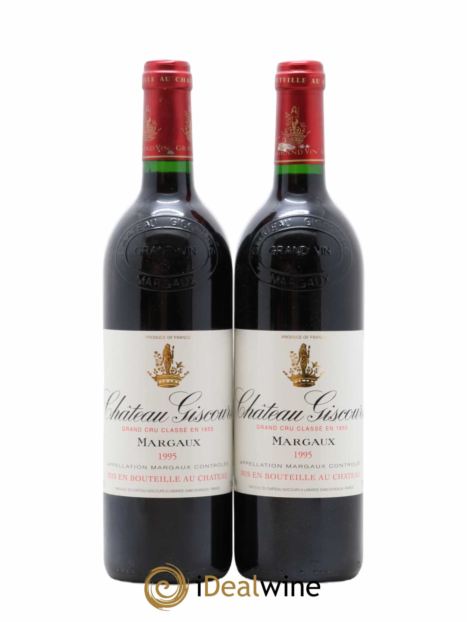 Château Giscours 3ème Grand Cru Classé 1995 - Lot de 2 bouteilles - 0