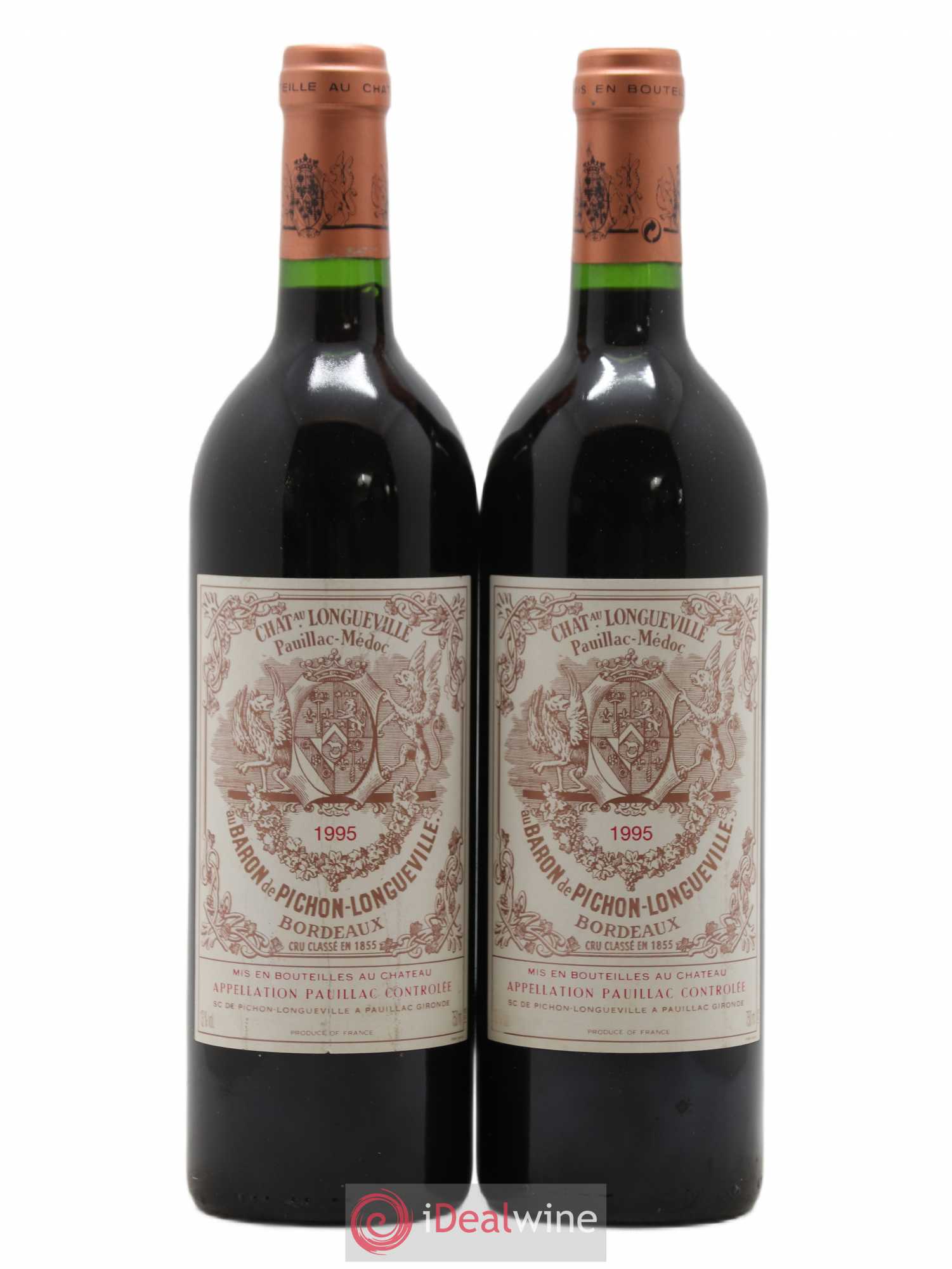 Pichon Longueville Baron 2ème Grand Cru Classé 1995 - Lot de 2 bouteilles - 0