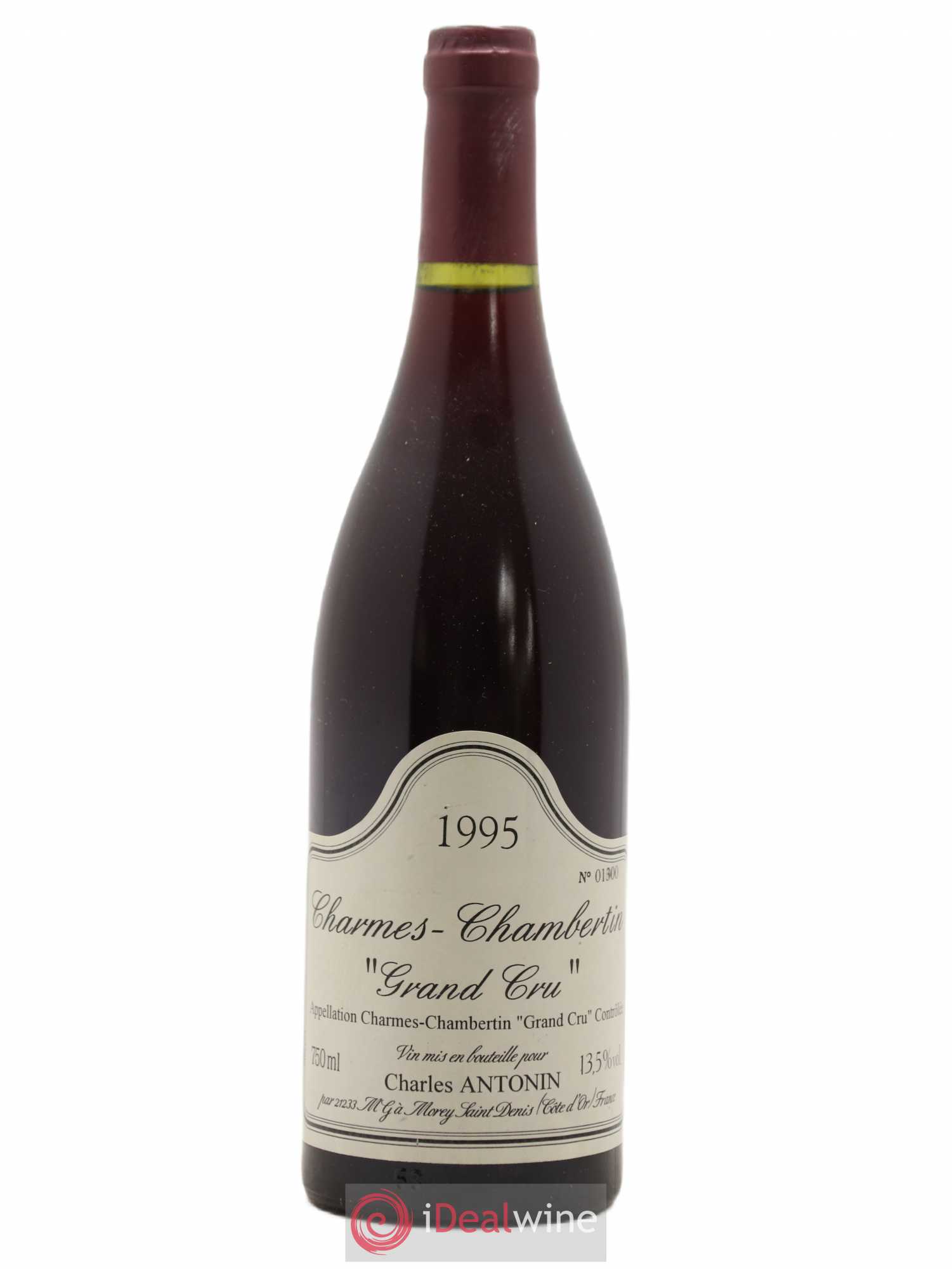 Charmes-Chambertin Grand Cru Charles Antonin 1995 - Lot de 1 bouteille - 0