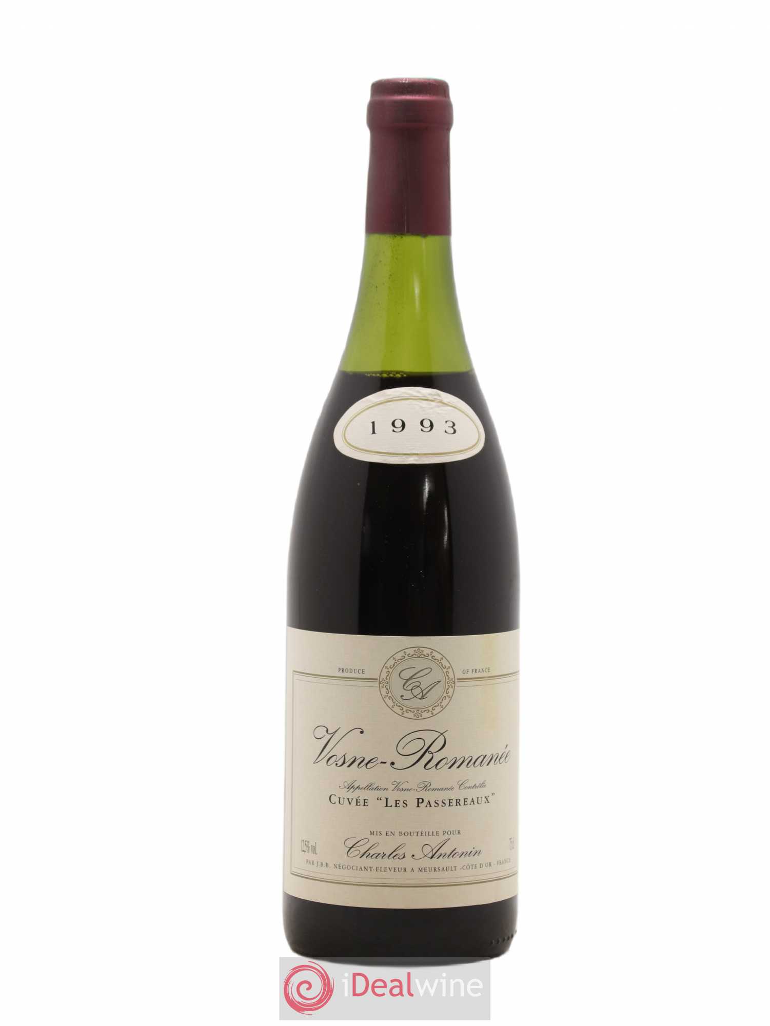 Vosne-Romanée Les Passeraux Charles Antonin 1993 - Posten von 1 Flasche - 0