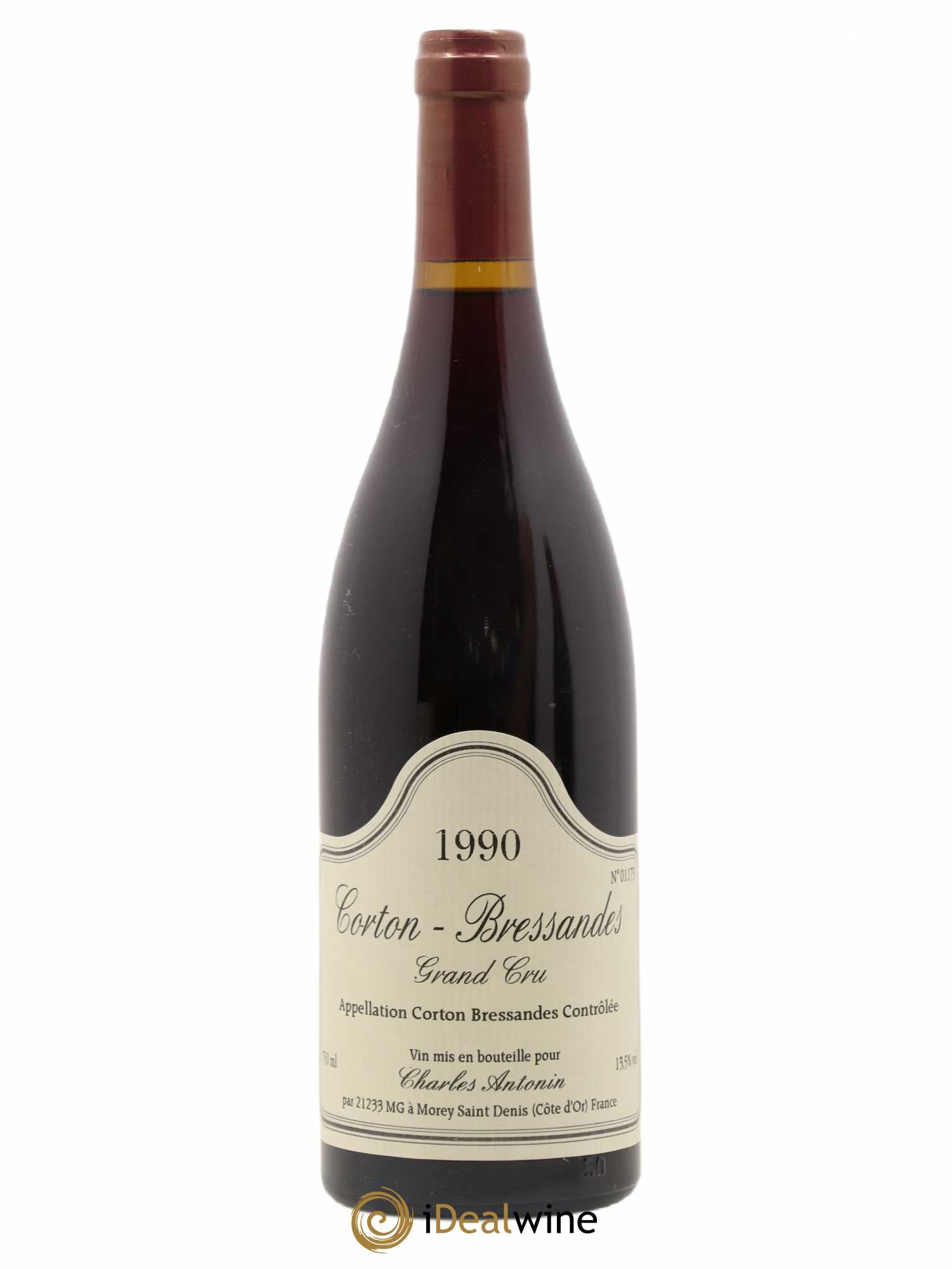 Corton Grand Cru Bressandes Domaine Charles Antonin 1990 - Posten von 1 Flasche - 0