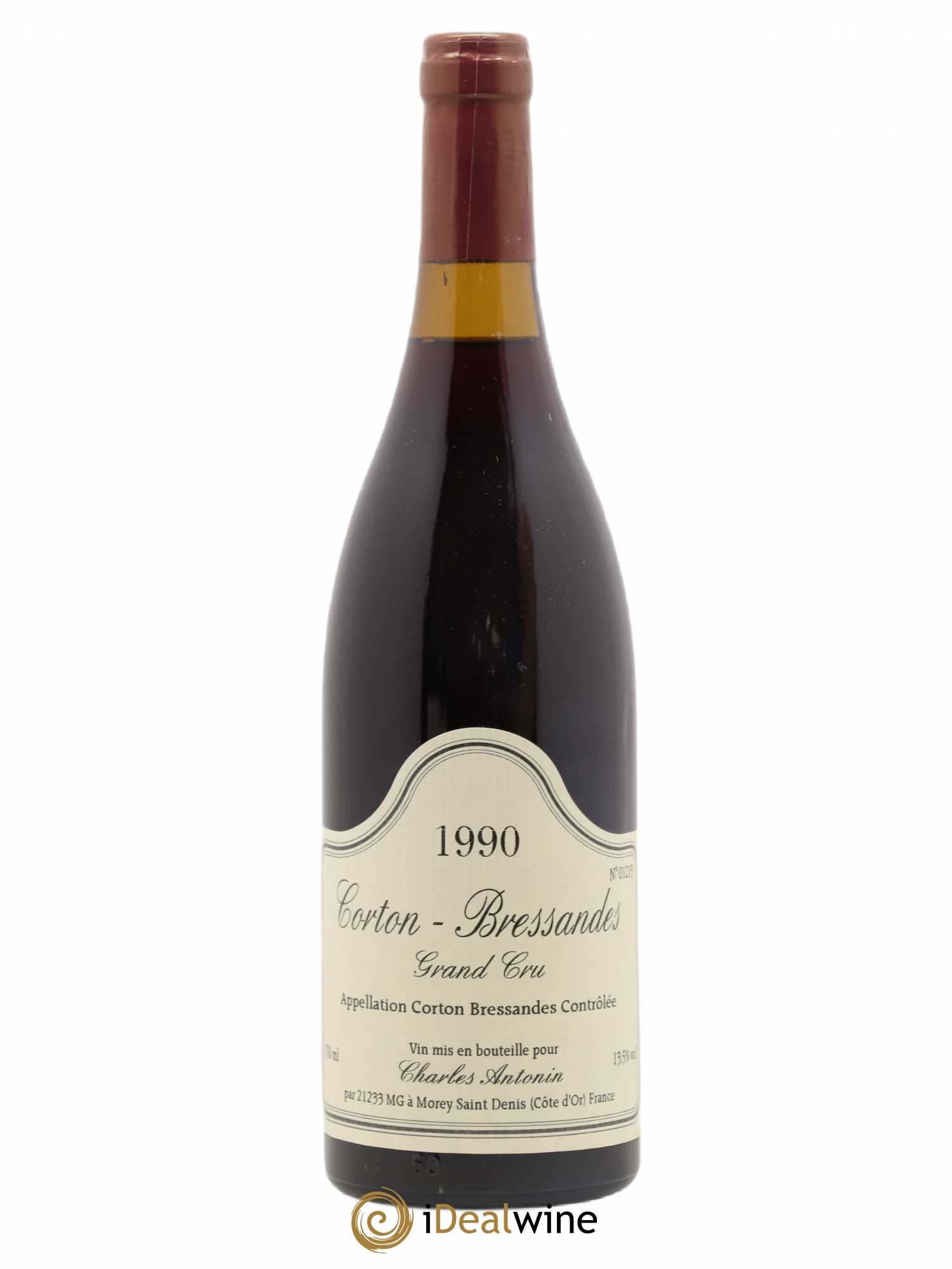 Corton Grand Cru Bressandes Domaine Charles Antonin 1990 - Posten von 1 Flasche - 0