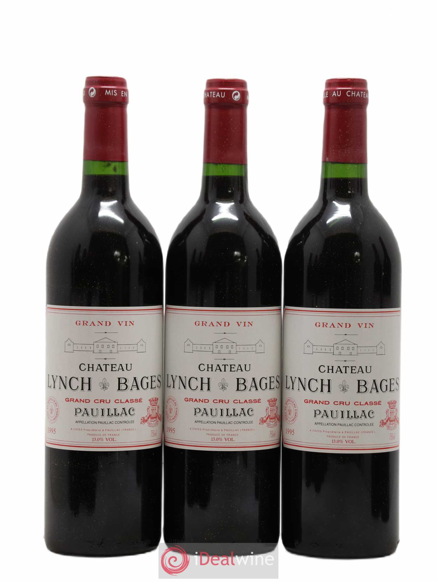 Château Lynch Bages 5ème Grand Cru Classé 1995 - Lot de 12 bouteilles - 1