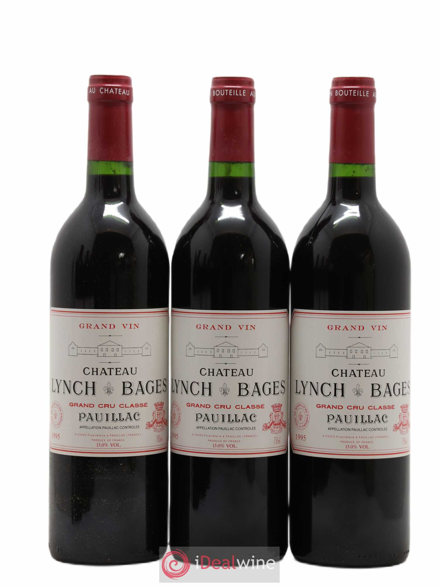 Château Lynch Bages 5ème Grand Cru Classé 1995 - Lot de 12 bouteilles - 3