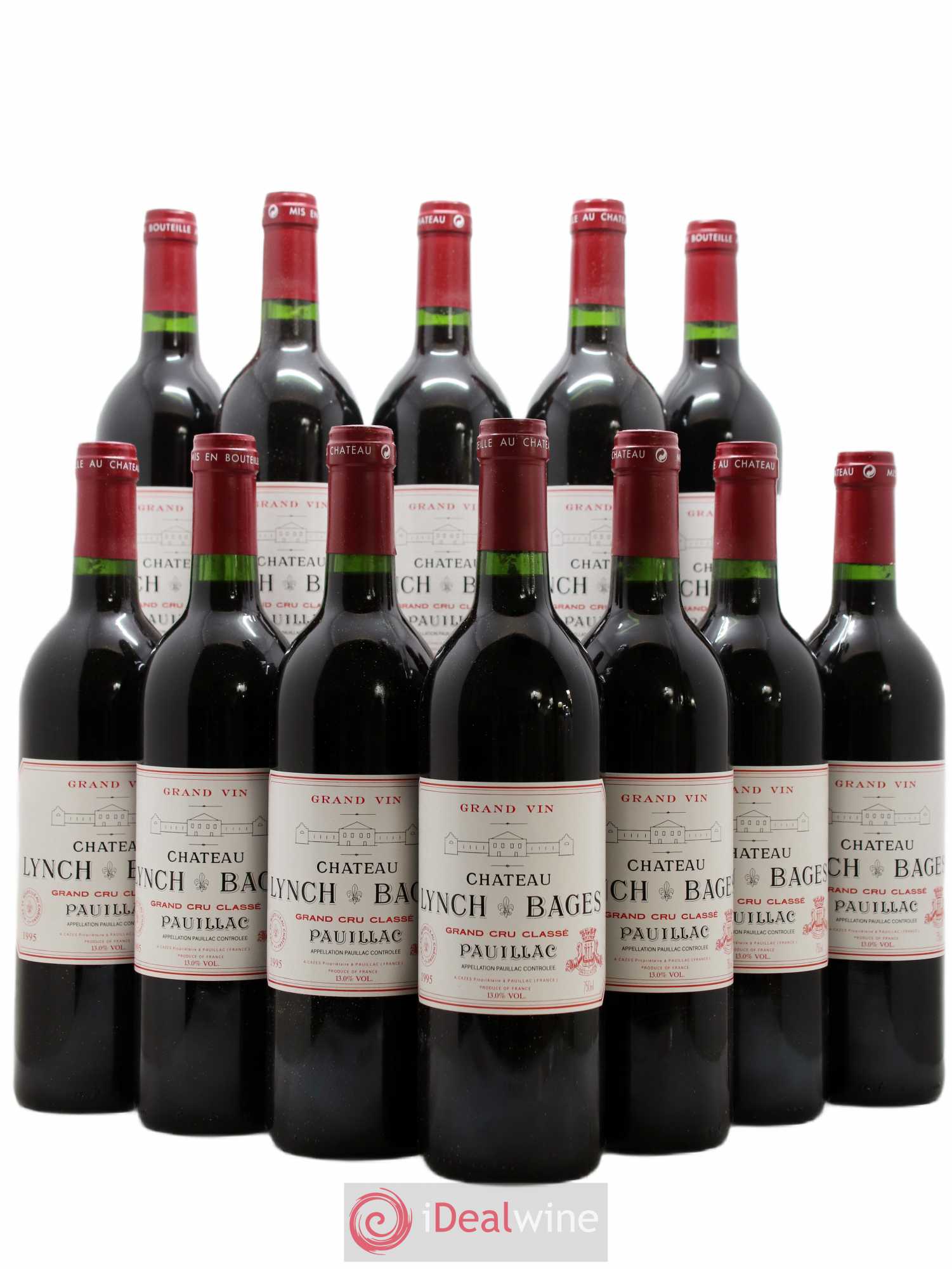 Château Lynch Bages 5ème Grand Cru Classé 1995 - Lot de 12 bouteilles - 0