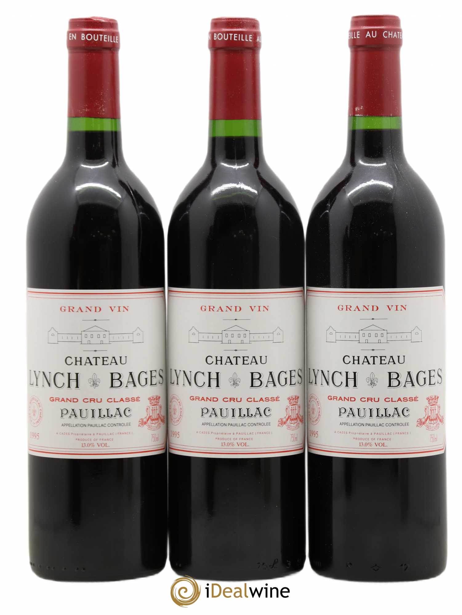 Château Lynch Bages 5ème Grand Cru Classé 1995 - Lot de 12 bouteilles - 1